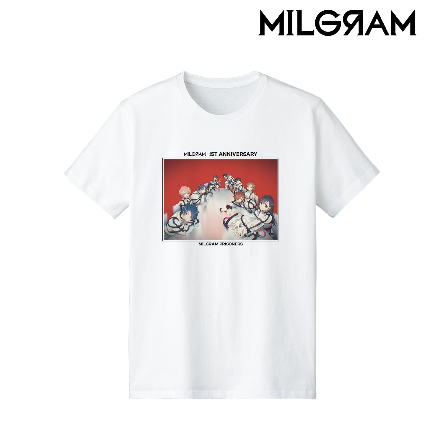MILGRAM -ミルグラム- 1st Anniversaryイラスト Tシャツメンズ(サイズ/XL) 画像 2 | AniSmile