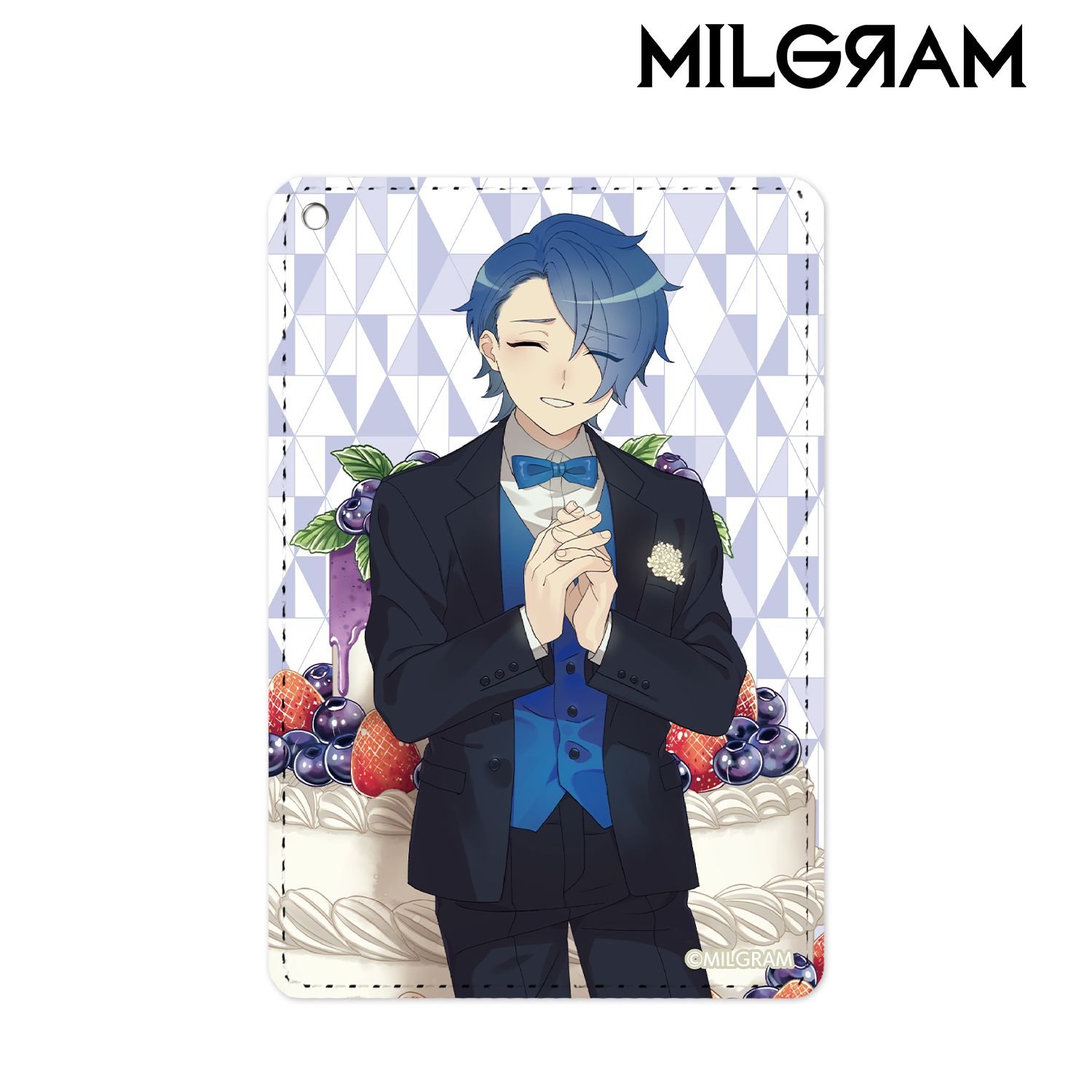 MILGRAM -ミルグラム- 描き下ろしイラスト ハルカ バースデーver. 1ポケットパスケース 画像 2 | AniSmile