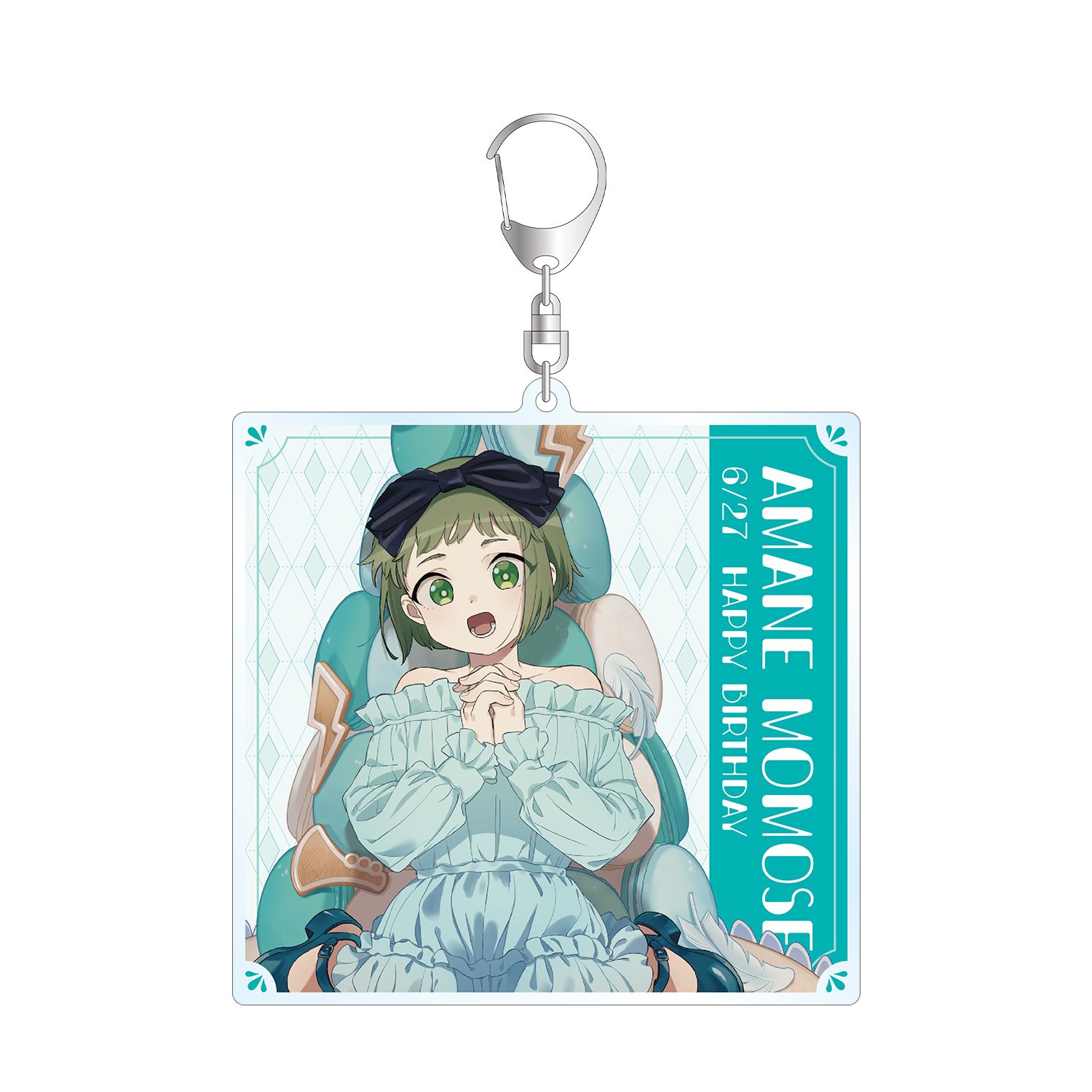 MILGRAM -ミルグラム- 描き下ろしイラスト アマネ バースデーver. BIGアクリルキーホルダー - 公式商品画像 | AniSmile