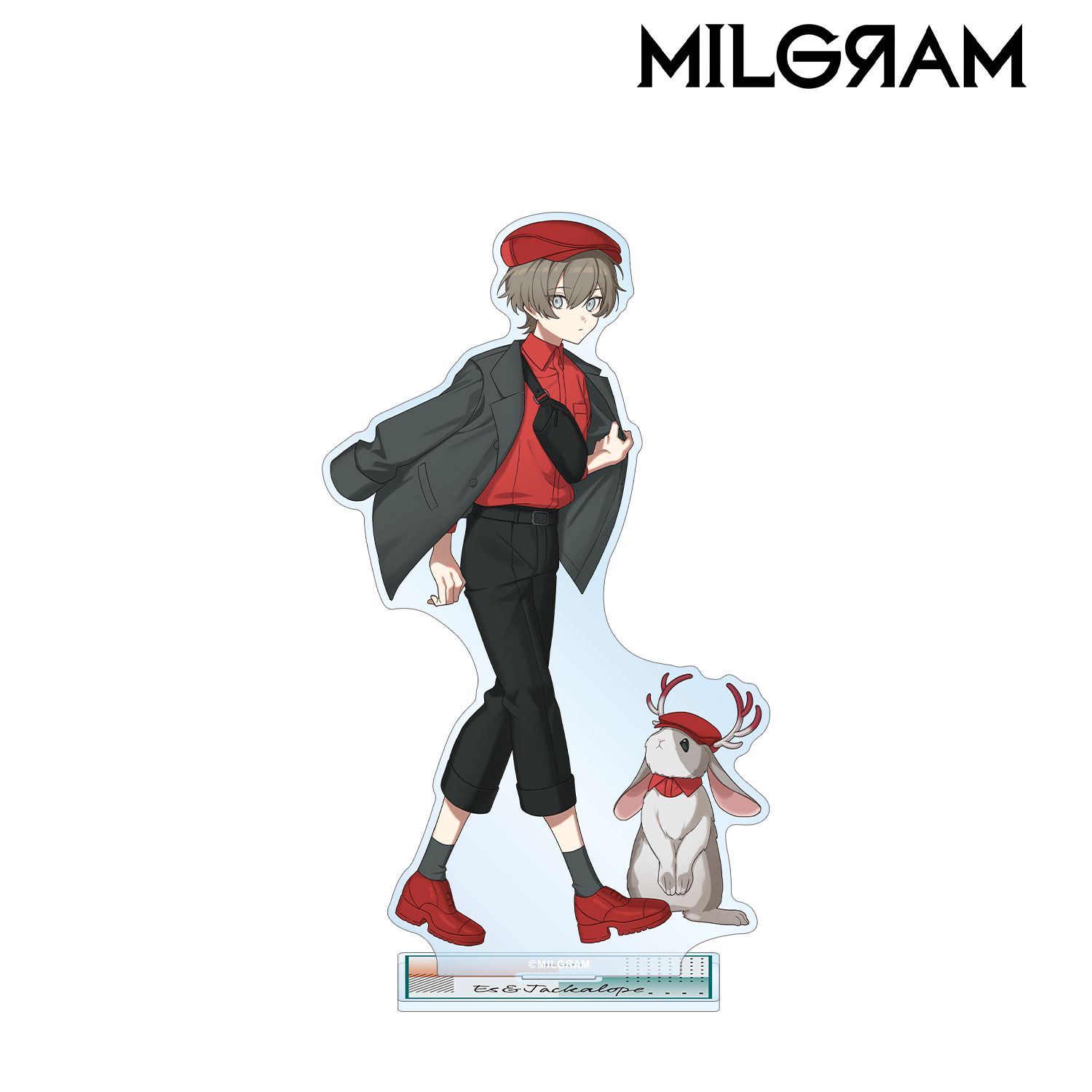 MILGRAM -ミルグラム- 描き下ろし エス&ジャッカロープ 5th Anniversary ver. BIGアクリルスタンド 画像 2 | AniSmile
