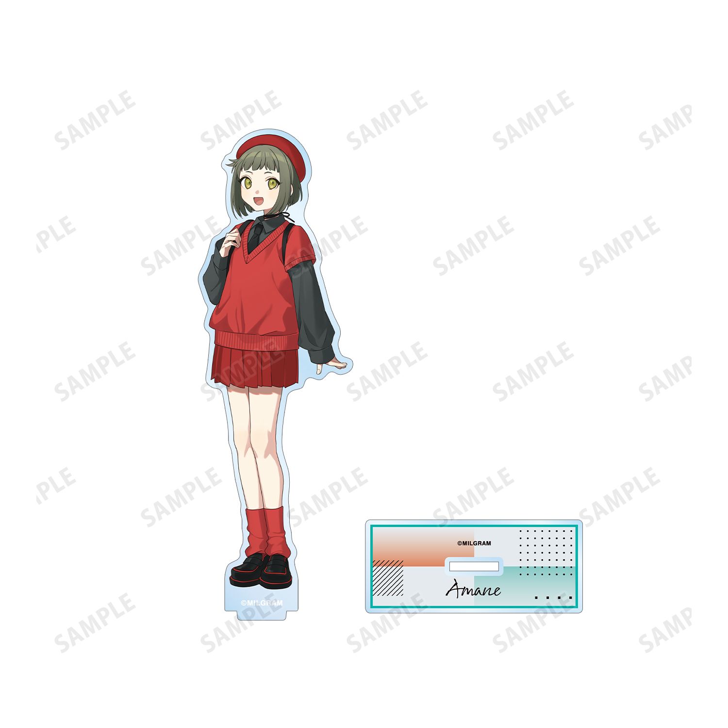 MILGRAM -ミルグラム- 描き下ろし アマネ 5th Anniversary ver. BIGアクリルスタンド 画像 3 | AniSmile