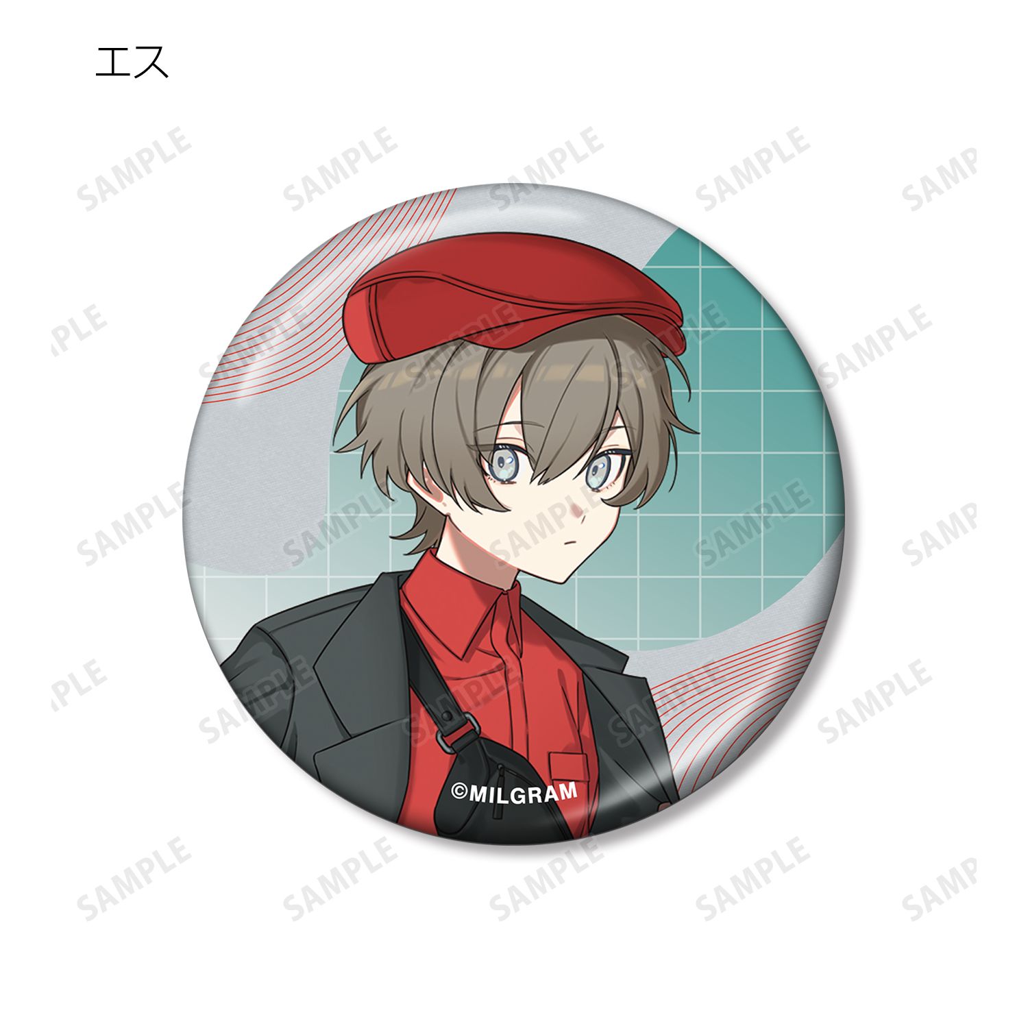 MILGRAM -ミルグラム- 描き下ろし 5th Anniversary ver. トレーディングメタリック缶バッジ(単位/単品) 画像 2 | AniSmile