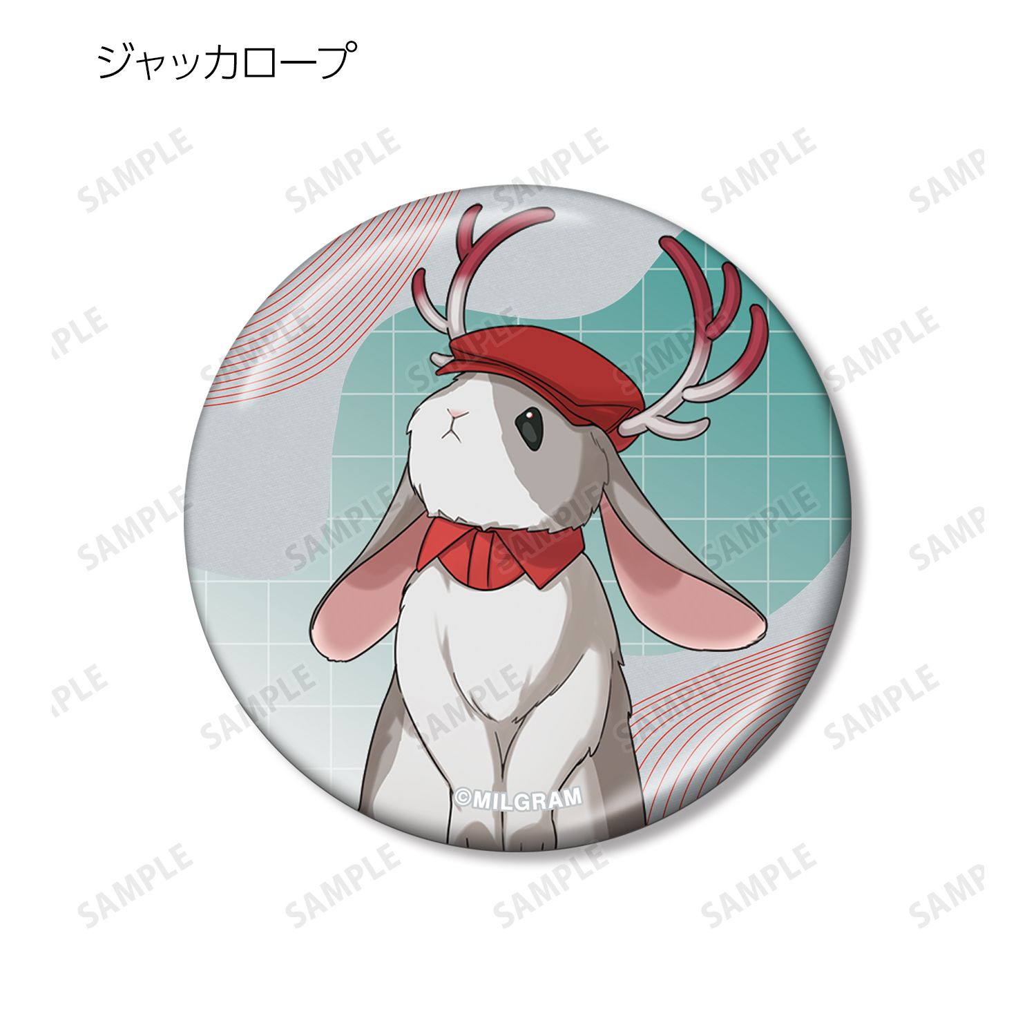MILGRAM -ミルグラム- 描き下ろし 5th Anniversary ver. トレーディングメタリック缶バッジ(単位/単品) 画像 4 | AniSmile