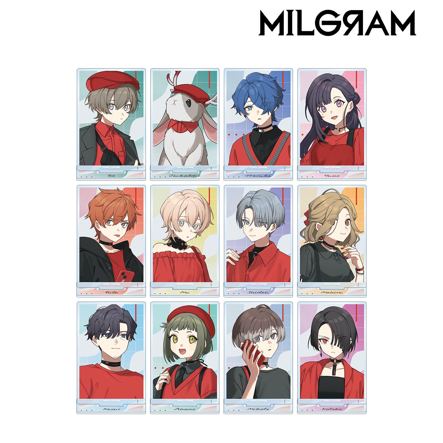 MILGRAM -ミルグラム- 描き下ろし 5th Anniversary ver. トレーディングアクリルスタンド(単位/単品) 画像 3 | AniSmile