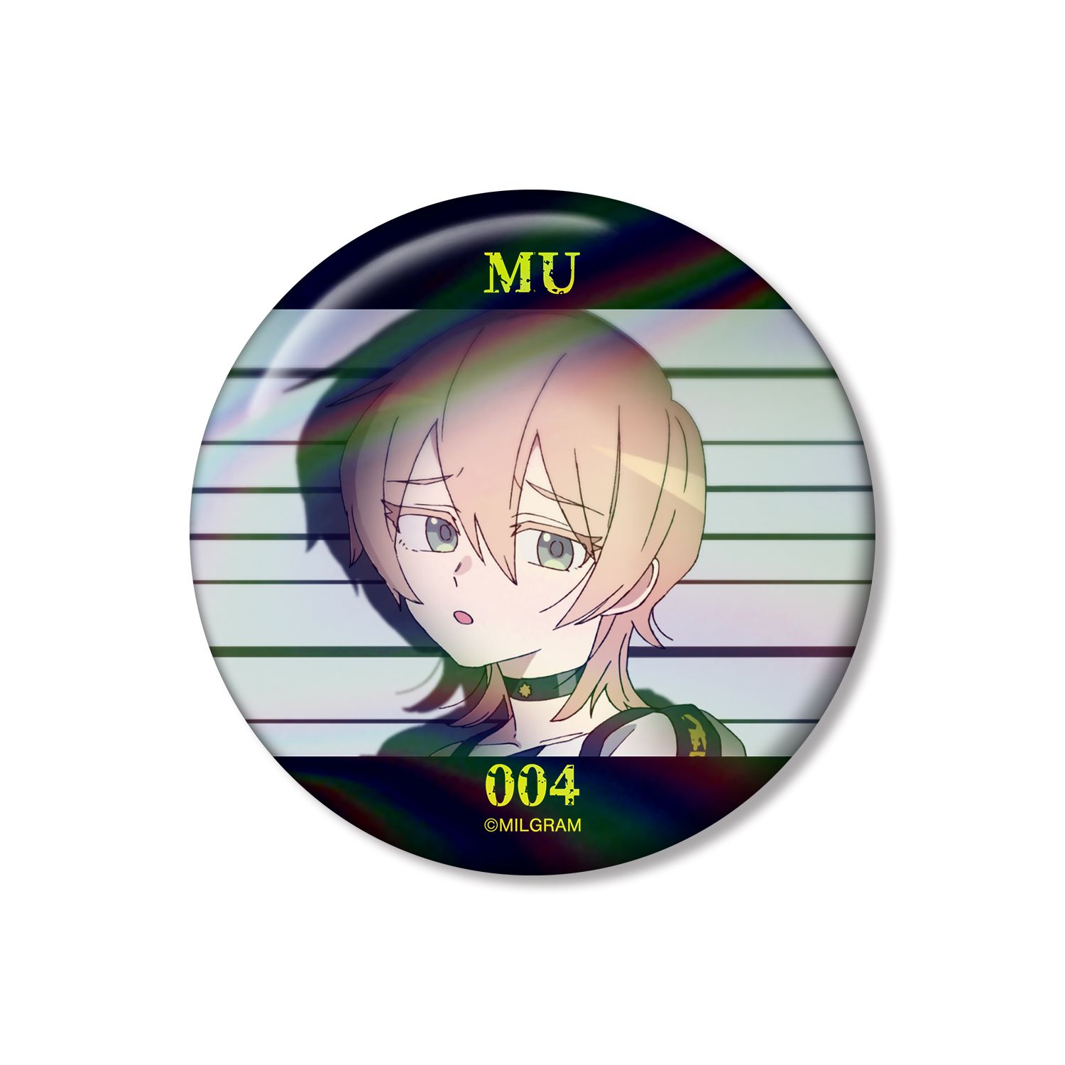 MILGRAM -ミルグラム- ムウ オーロラ缶バッジ - 公式商品画像 | AniSmile