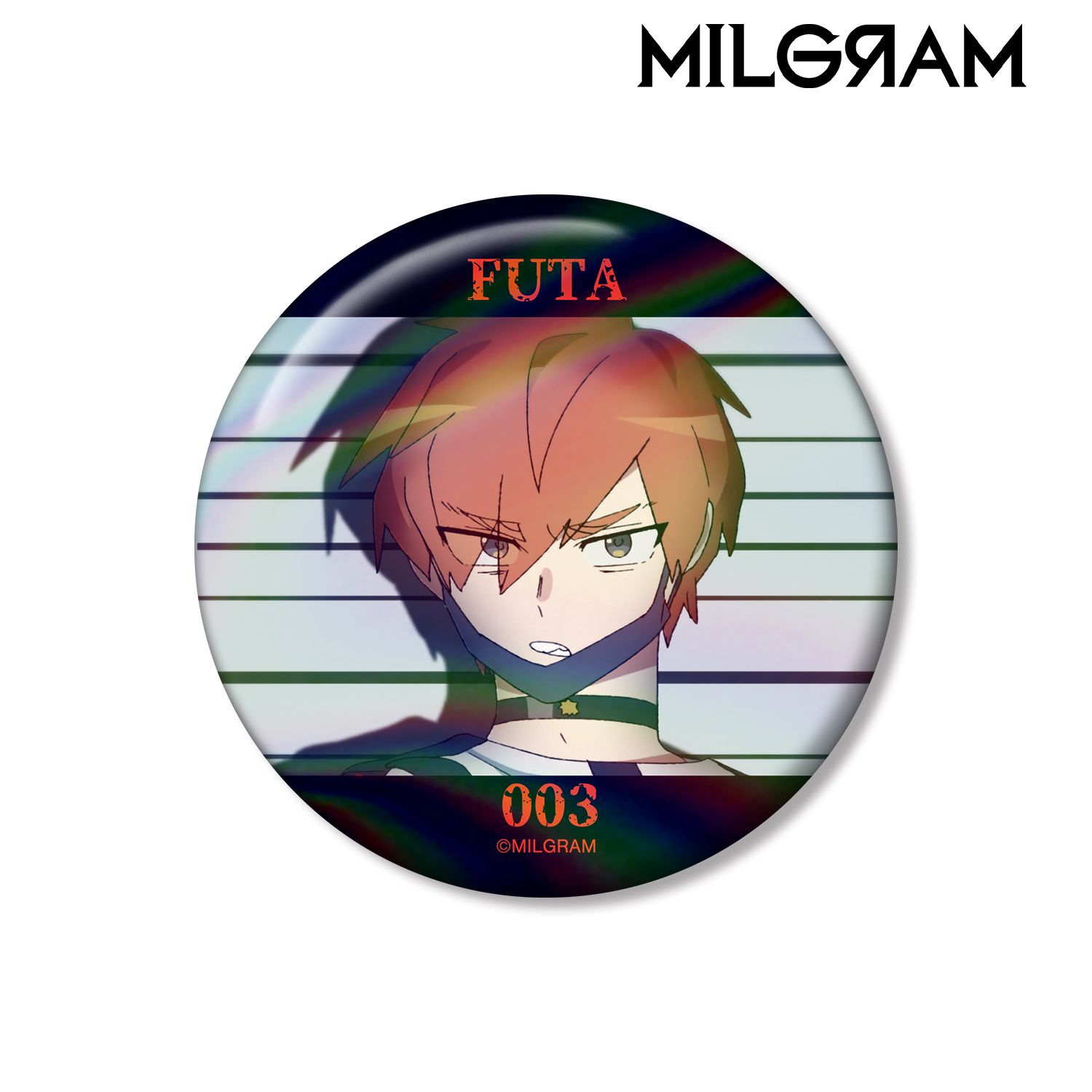 MILGRAM -ミルグラム- フータ オーロラ缶バッジ 画像 2 | AniSmile