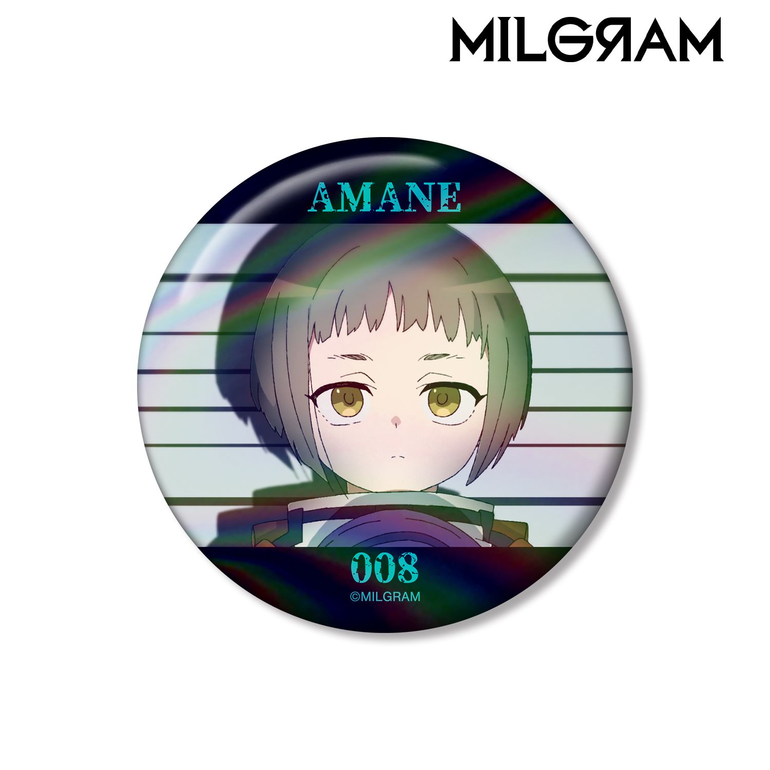 MILGRAM -ミルグラム- アマネ オーロラ缶バッジ 画像 2 | AniSmile