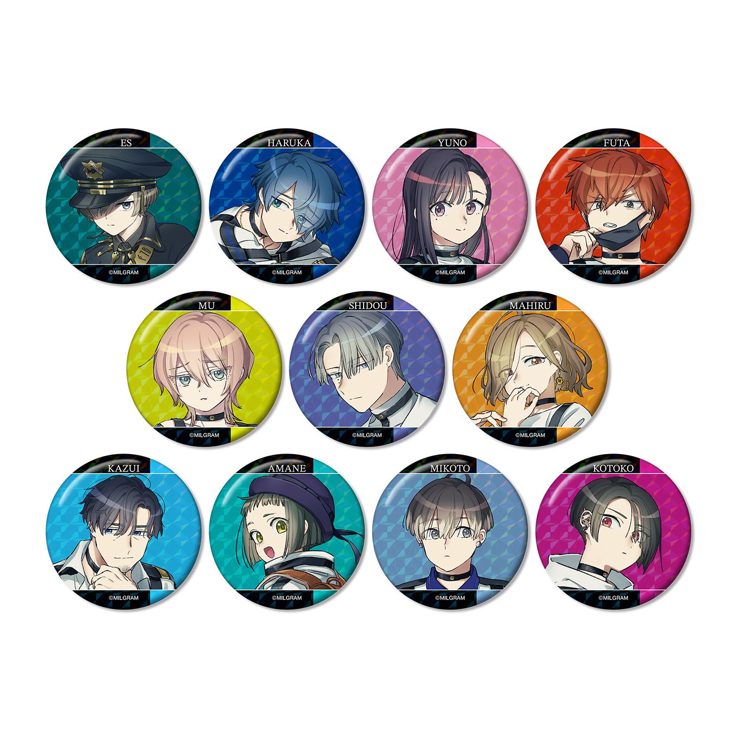 MILGRAM -ミルグラム- トレーディングホログラム缶バッジ(単位/単品) - 公式商品画像 | AniSmile