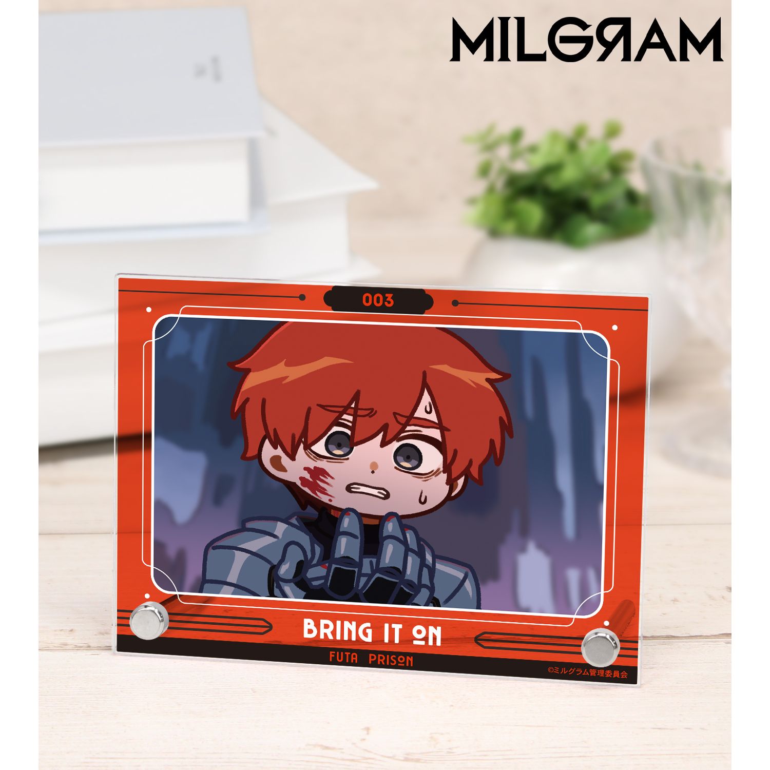 MILGRAM -ミルグラム- フータ 第一審 ゆるコマ A6アクリルパネル 画像 3 | AniSmile