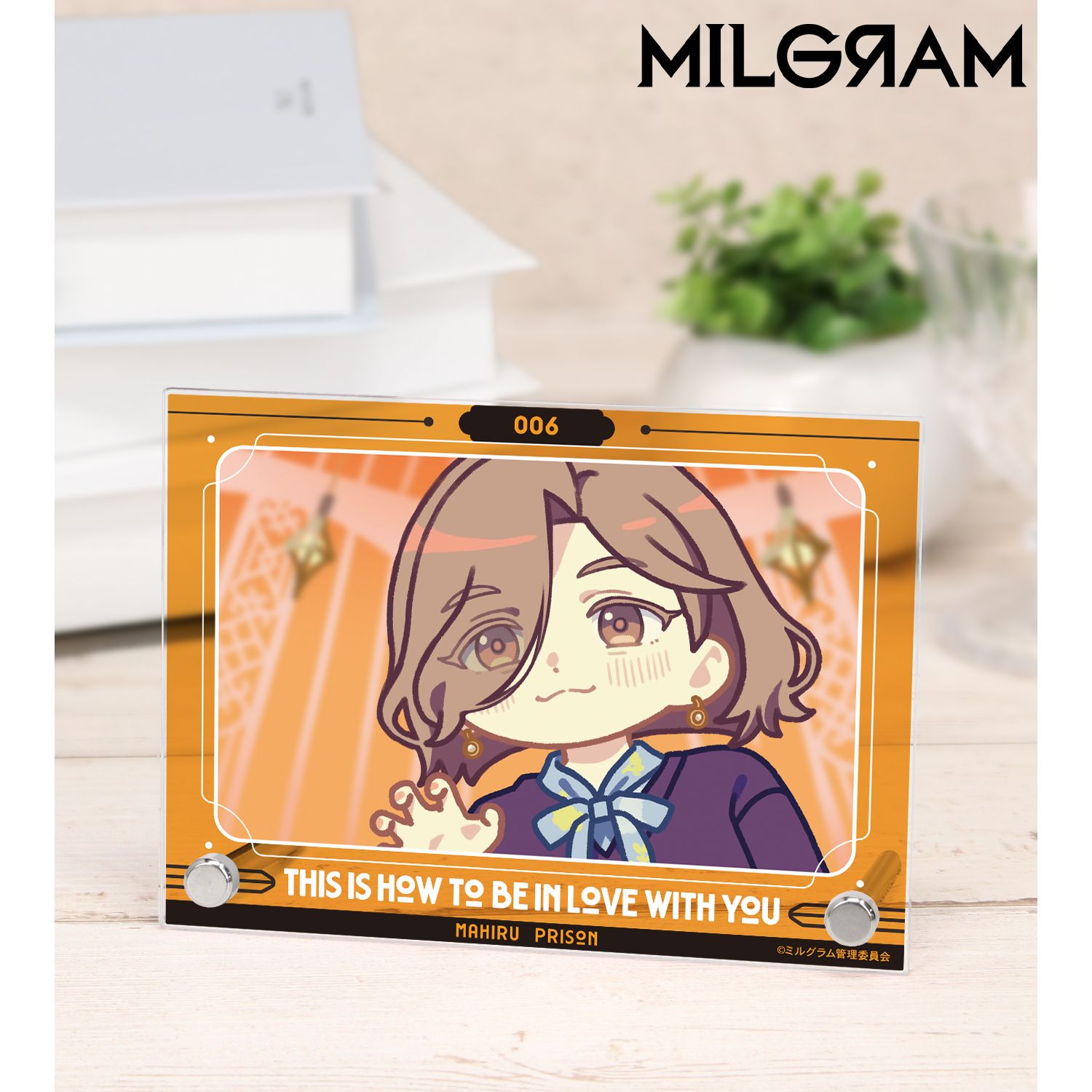 MILGRAM -ミルグラム- マヒル 第一審 ゆるコマ A6アクリルパネル 画像 2 | AniSmile