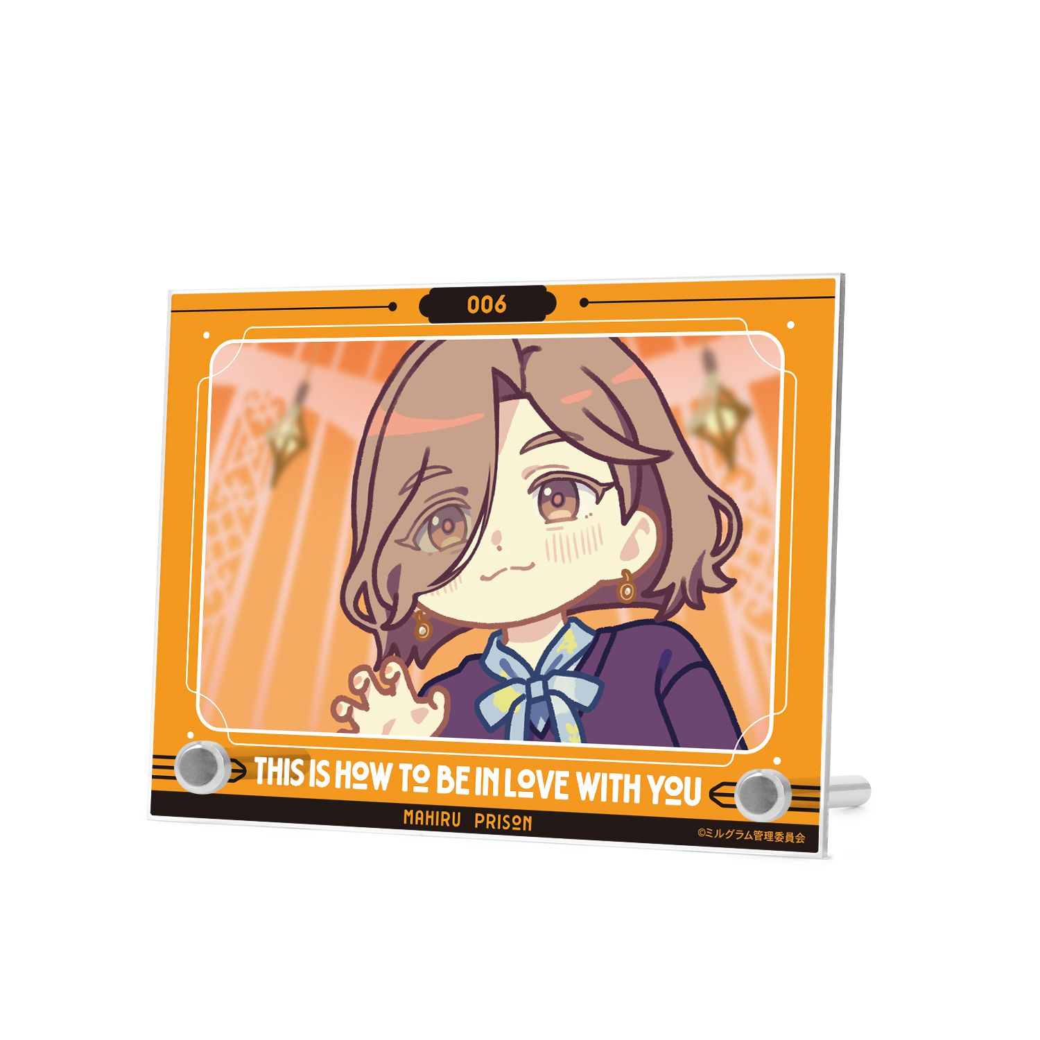 MILGRAM -ミルグラム- マヒル 第一審 ゆるコマ A6アクリルパネル 画像 3 | AniSmile