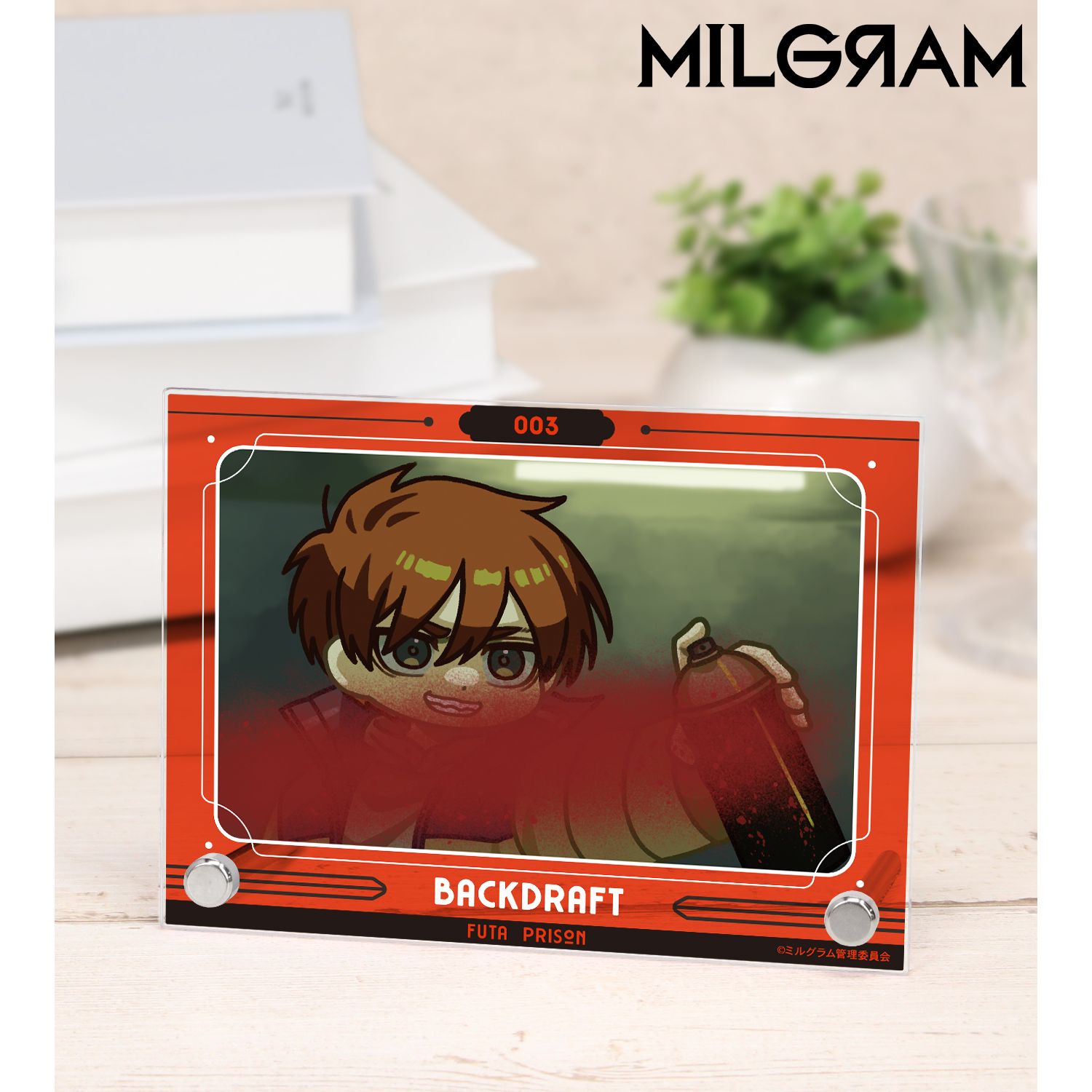 MILGRAM -ミルグラム- フータ 第二審 ゆるコマ A6アクリルパネル 画像 2 | AniSmile