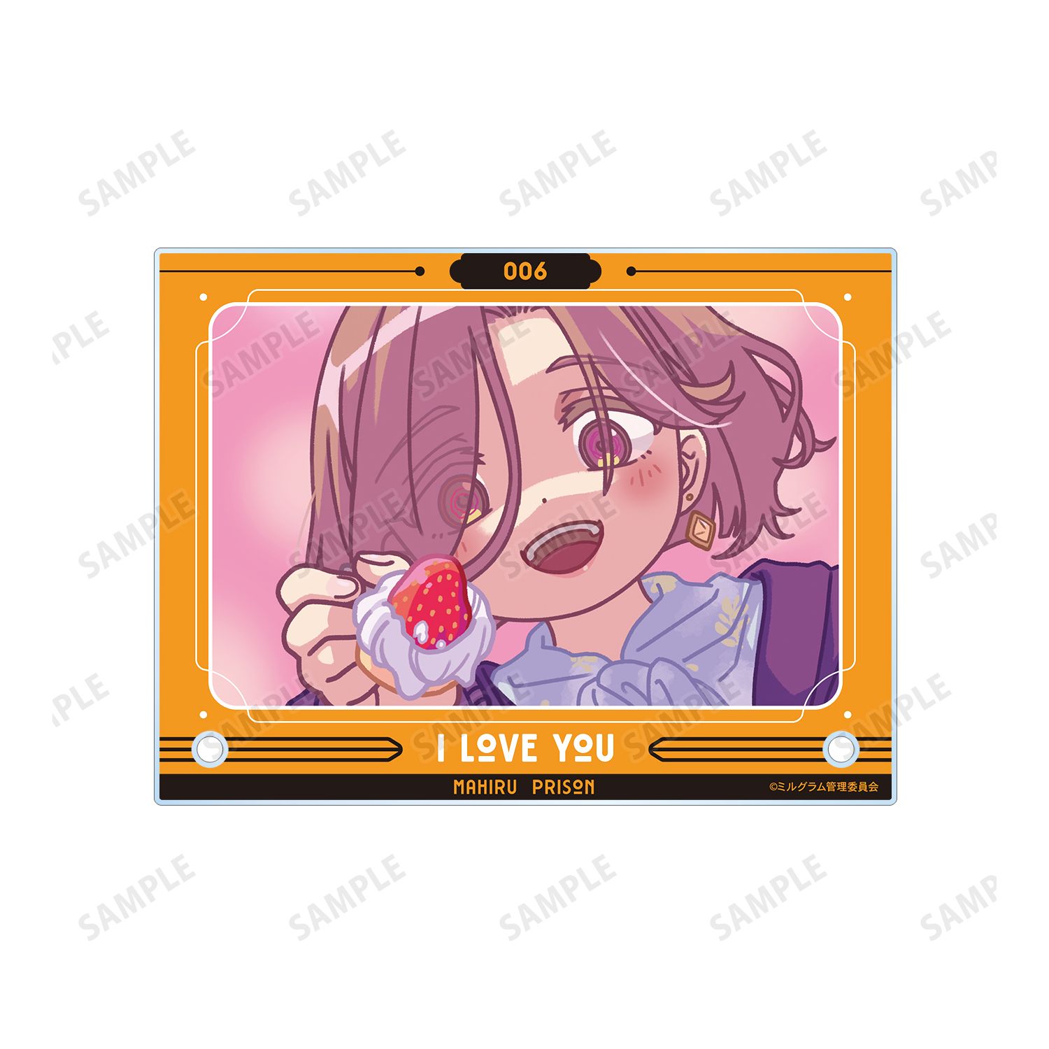 MILGRAM -ミルグラム- マヒル 第二審 ゆるコマ A6アクリルパネル 画像 5 | AniSmile