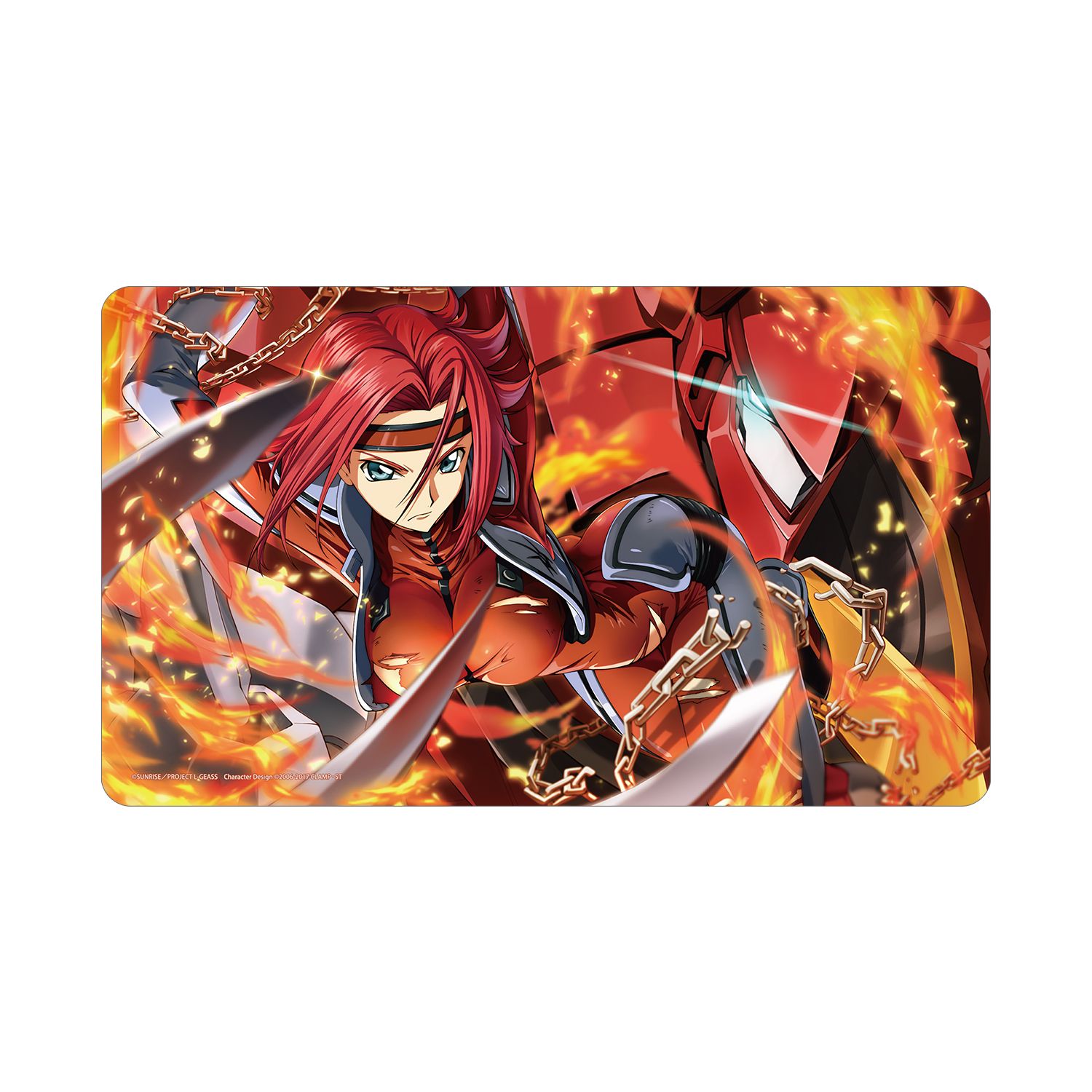 コードギアス 反逆のルルーシュ ロストストーリーズ 【紅蓮舞う】カレン マルチデスクマット - 公式商品画像 | AniSmile
