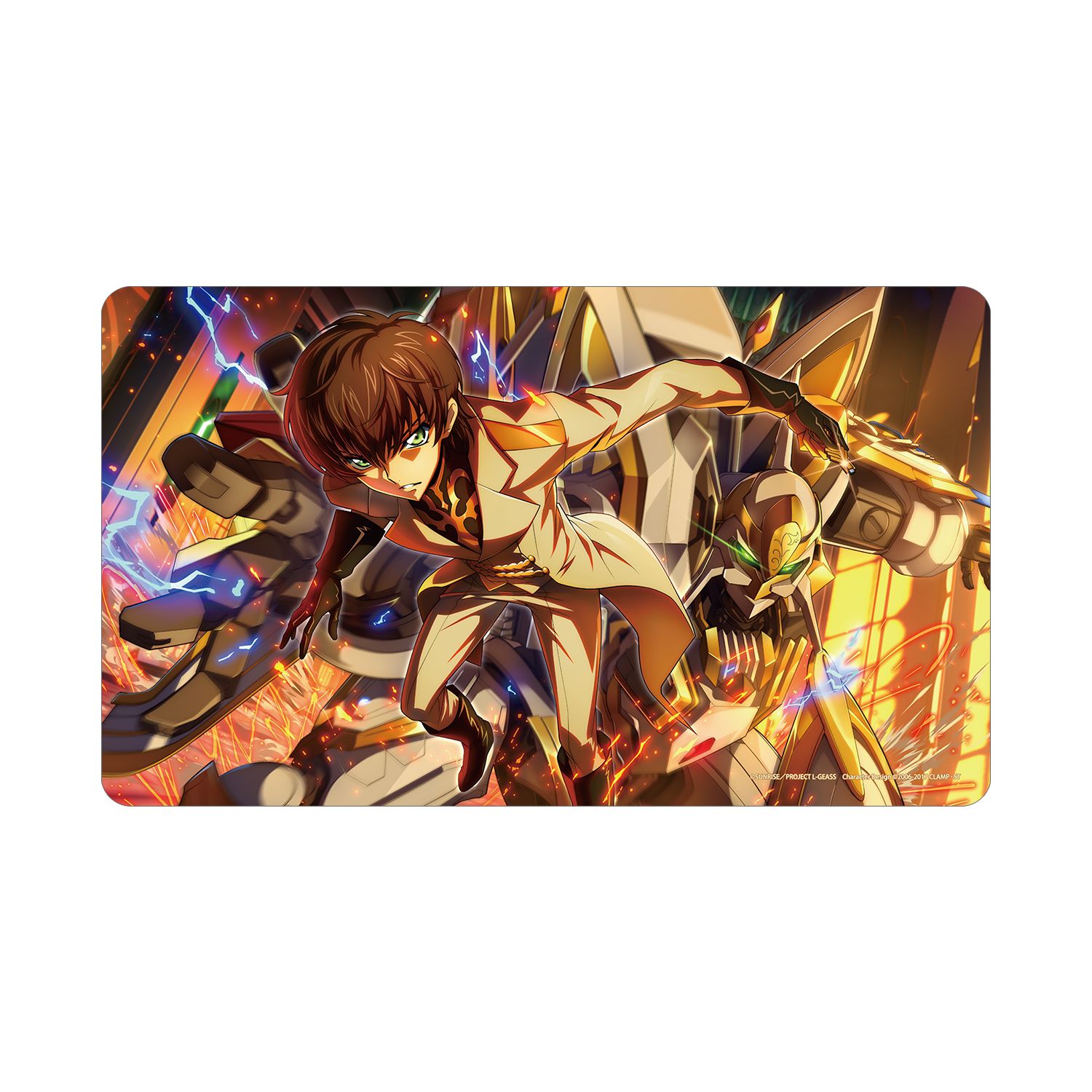 コードギアス 反逆のルルーシュ ロストストーリーズ 【帝国の白き死神】スザク マルチデスクマット - 公式商品画像 | AniSmile