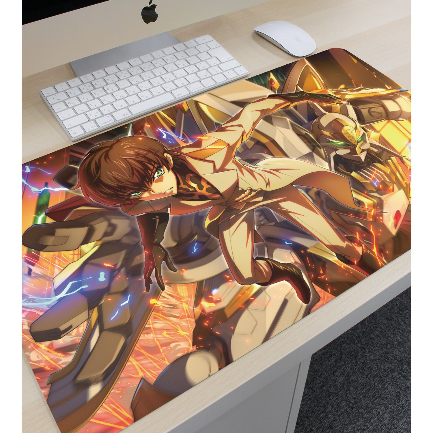 コードギアス 反逆のルルーシュ ロストストーリーズ 【帝国の白き死神】スザク マルチデスクマット 画像 3 | AniSmile