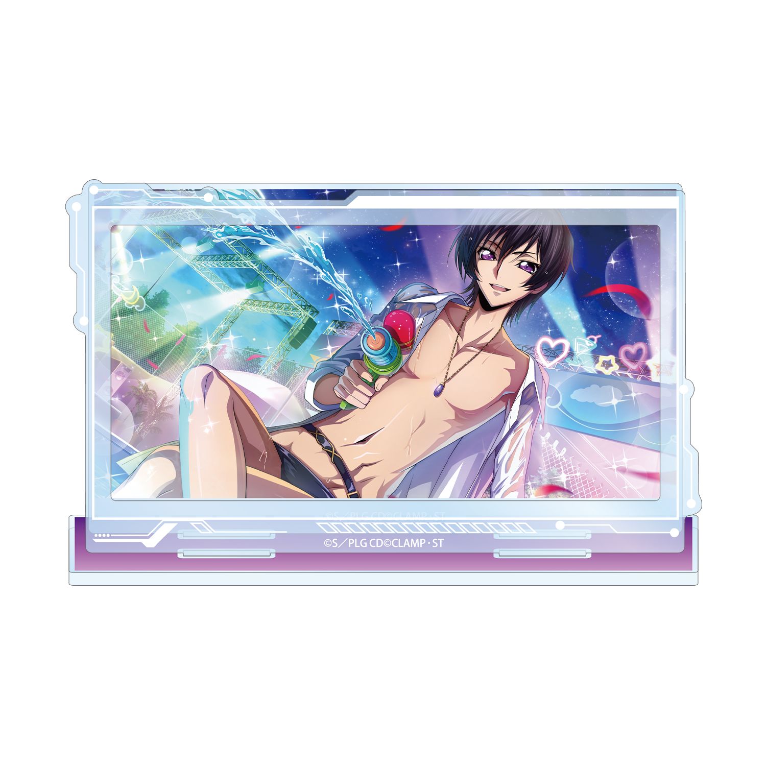 コードギアス 反逆のルルーシュ ロストストーリーズ 【夏のナイトバカンス】ルルーシュ パーツ付きBIGアクリルスタンド 画像 2 | AniSmile