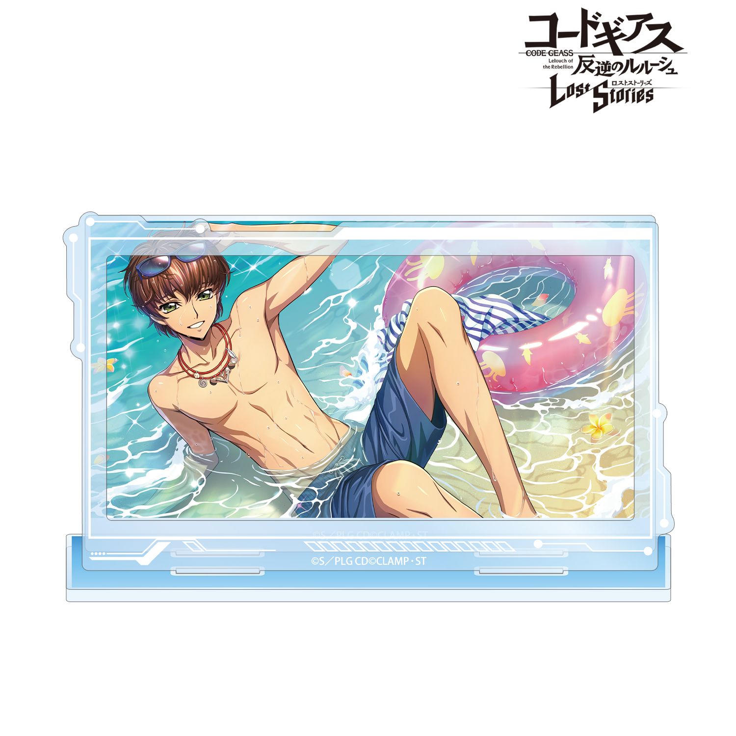 コードギアス 反逆のルルーシュ ロストストーリーズ 【夏の輝きは海に溶け】スザク パーツ付きBIGアクリルスタンド 画像 2 | AniSmile