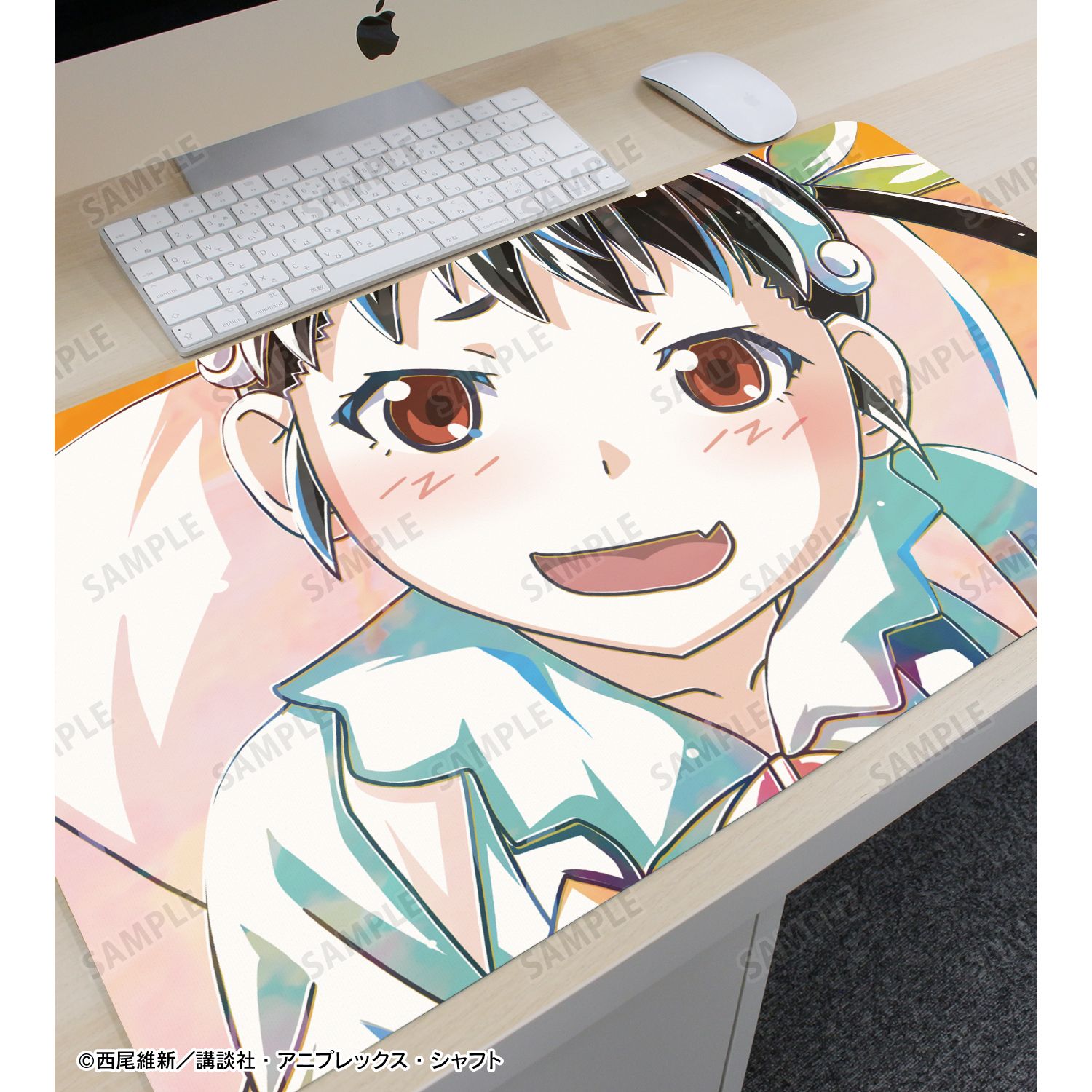 〈物語〉シリーズ 八九寺真宵 Ani-Art マルチデスクマット 画像 3 | AniSmile