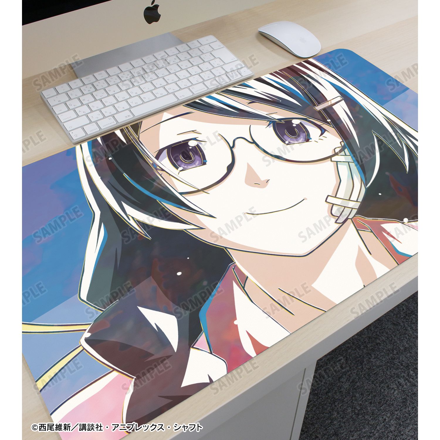 〈物語〉シリーズ 羽川翼 Ani-Art マルチデスクマット 画像 3 | AniSmile