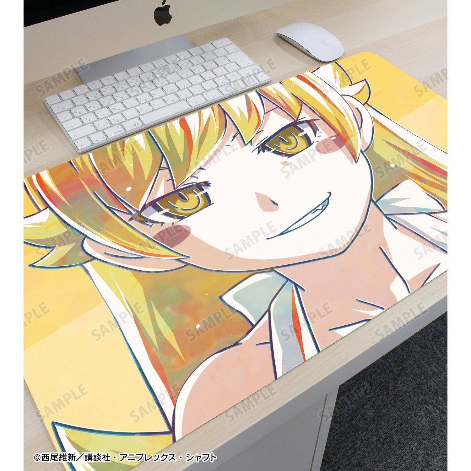 〈物語〉シリーズ 忍野忍 Ani-Art マルチデスクマット 画像 3 | AniSmile
