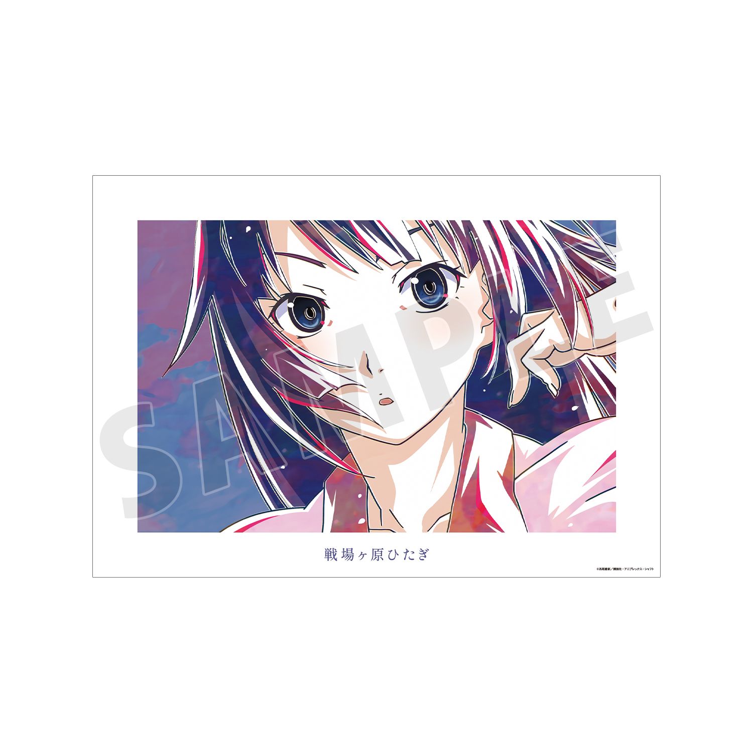 〈物語〉シリーズ 戦場ヶ原ひたぎ Ani-Art A3マット加工ポスター - 公式商品画像 | AniSmile