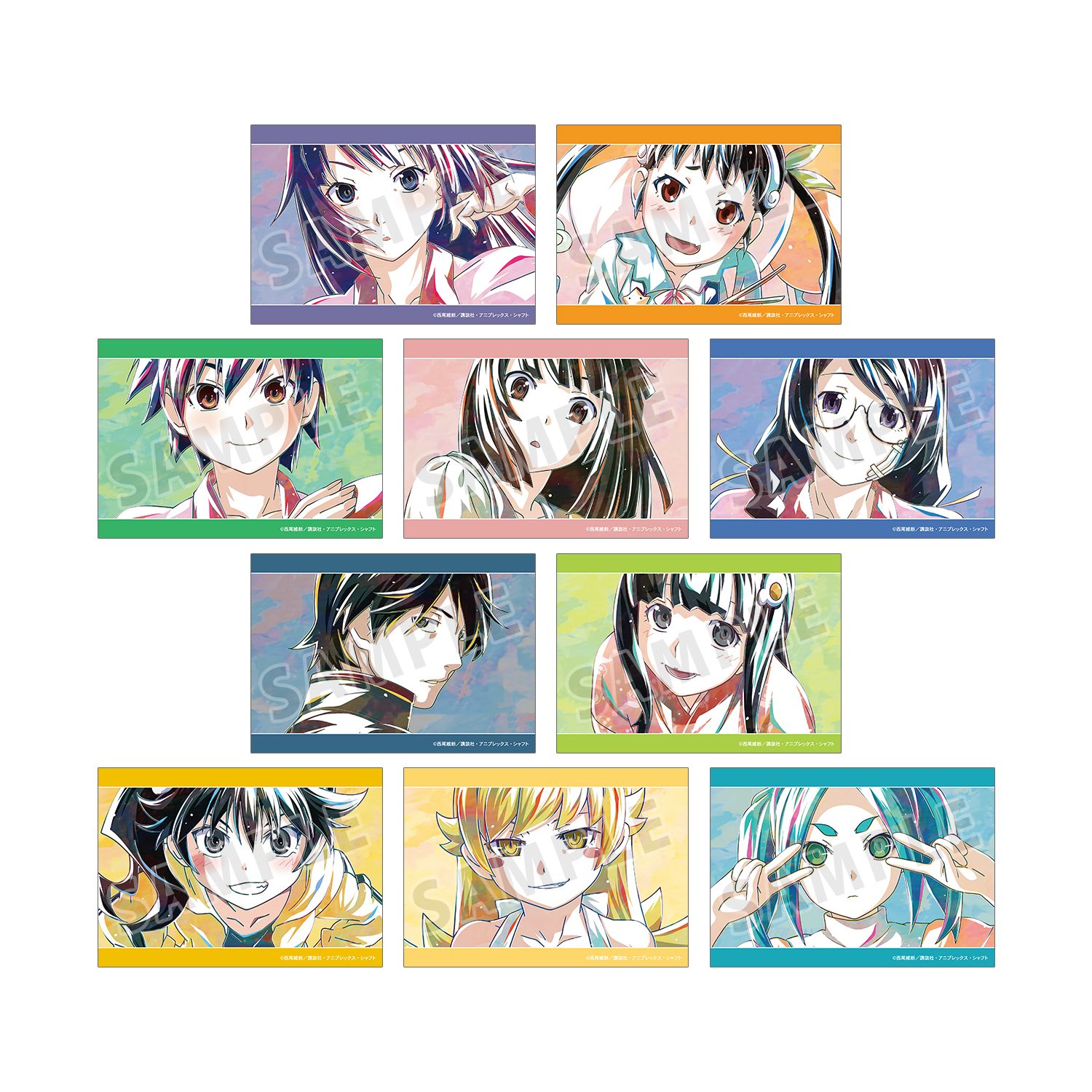 〈物語〉シリーズ トレーディング Ani-Art ブロマイド(単位/単品) - 公式商品画像 | AniSmile