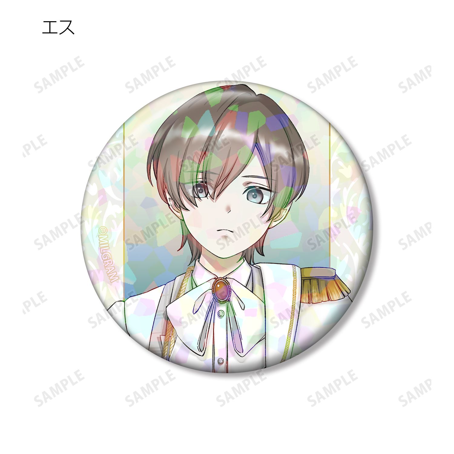 MILGRAM -ミルグラム- 描き下ろし 6th Anniversary ver. トレーディングホログラム缶バッジ(単位/単品) 画像 3 | AniSmile