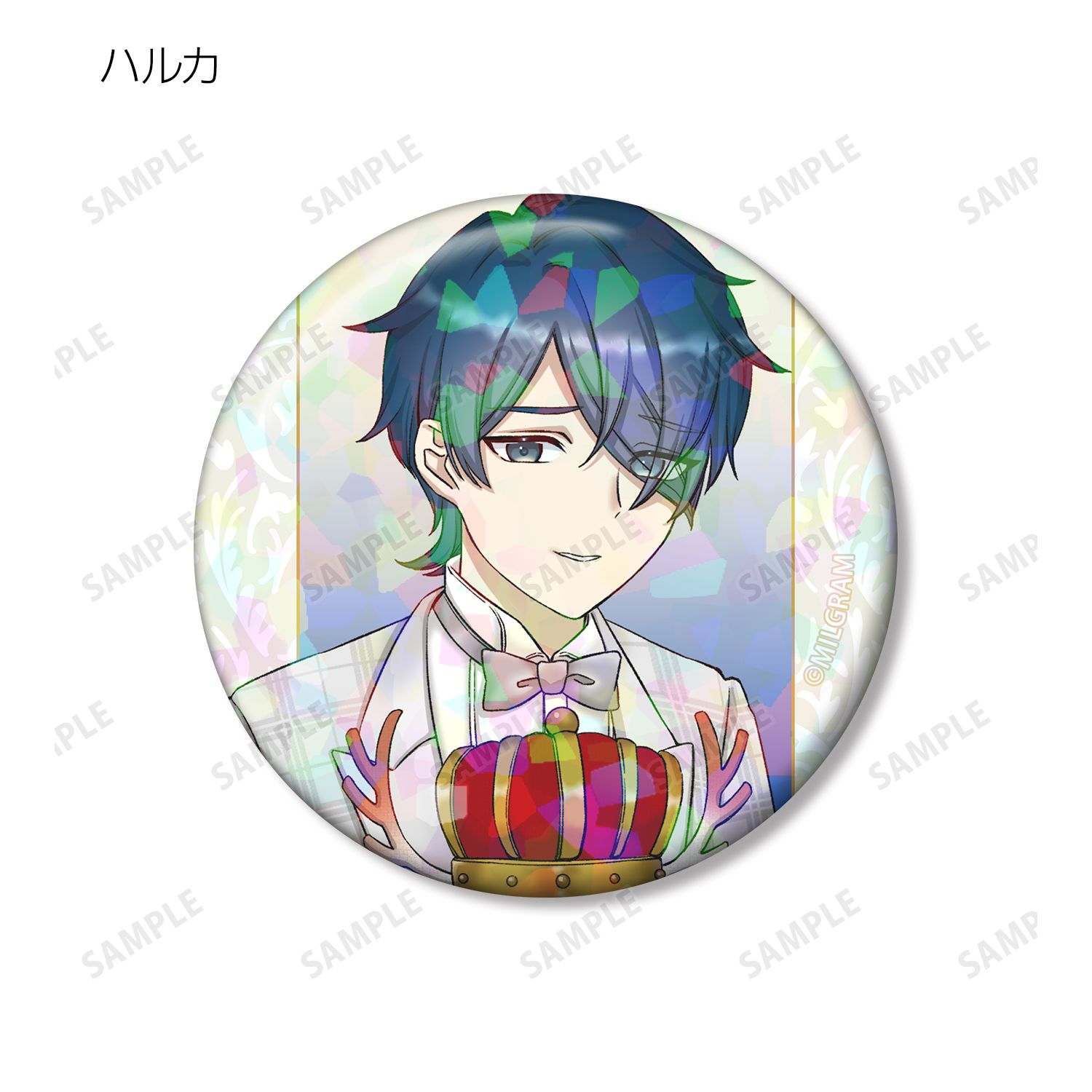 MILGRAM -ミルグラム- 描き下ろし 6th Anniversary ver. トレーディングホログラム缶バッジ(単位/単品) 画像 5 | AniSmile