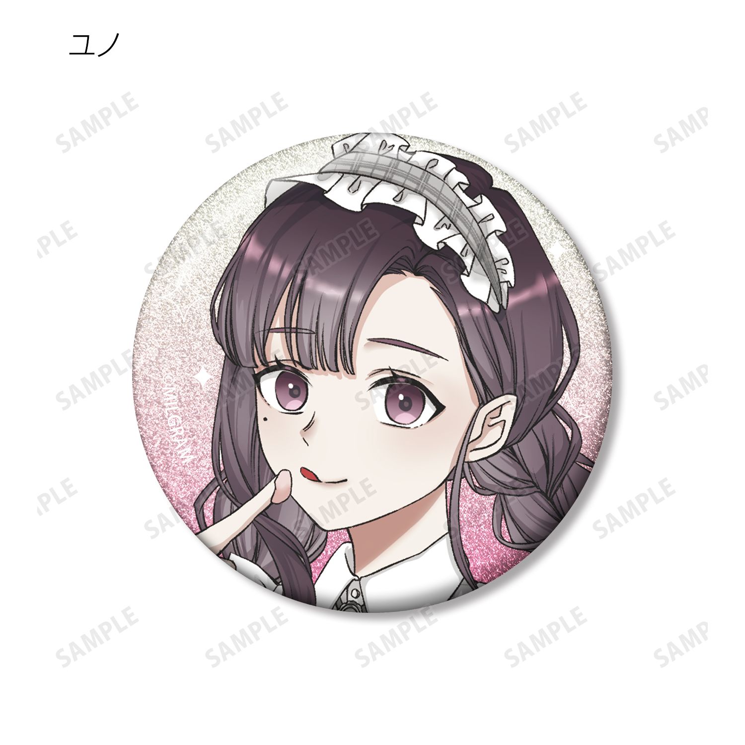 MILGRAM -ミルグラム- 描き下ろし 6th Anniversary ver. トレーディンググリッター缶バッジ(単位/単品) 画像 6 | AniSmile