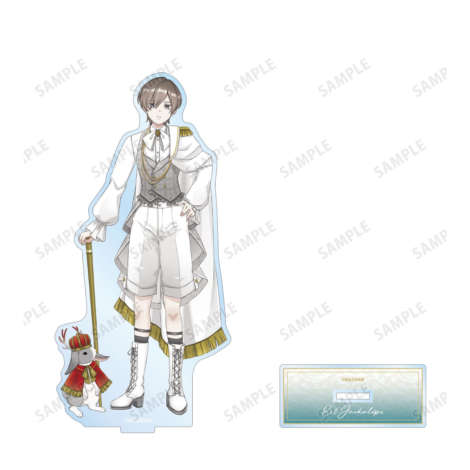 MILGRAM -ミルグラム- 描き下ろし エス&ジャッカロープ 6th Anniversary ver. BIGアクリルスタンド 画像 3 | AniSmile