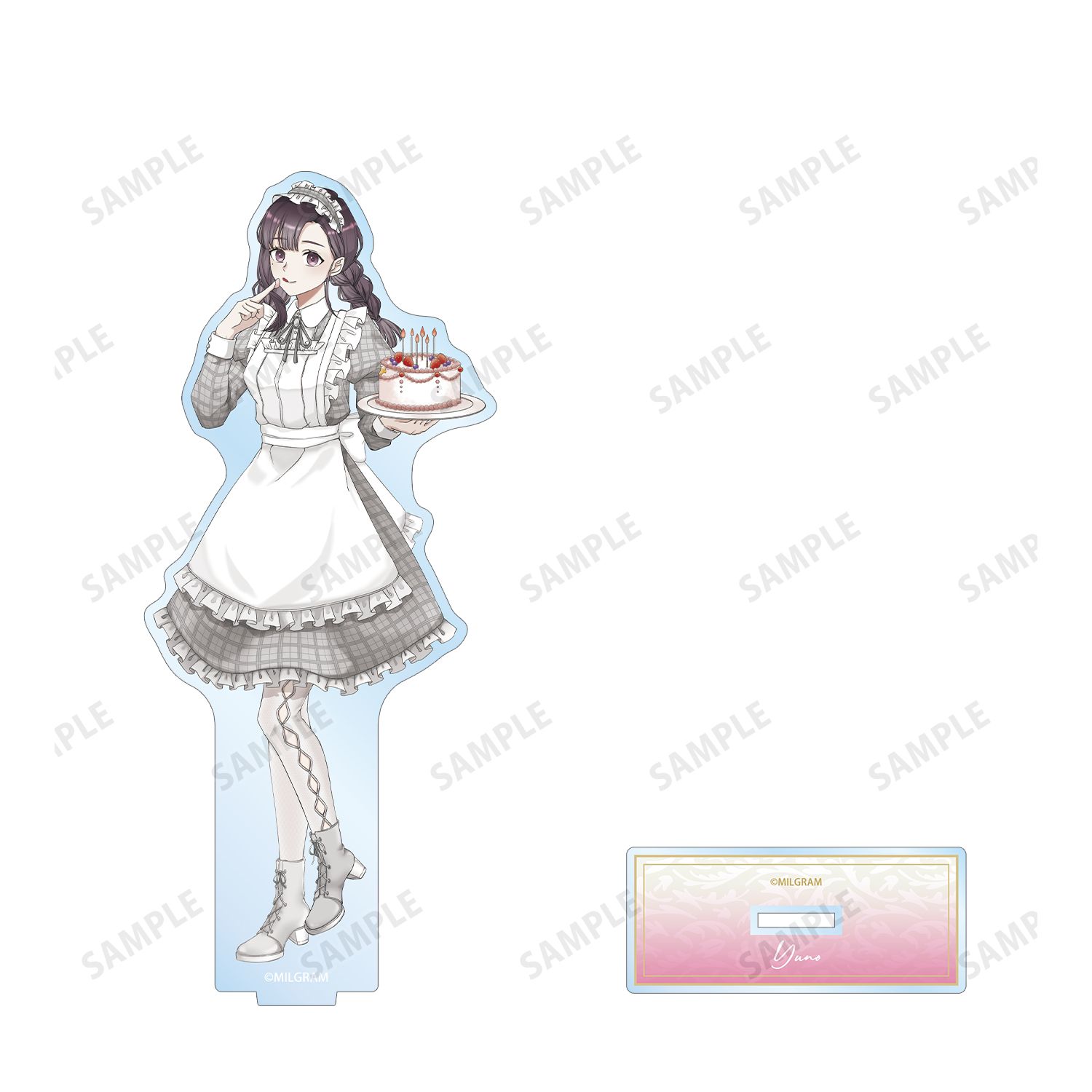 MILGRAM -ミルグラム- 描き下ろし ユノ 6th Anniversary ver. BIGアクリルスタンド 画像 3 | AniSmile