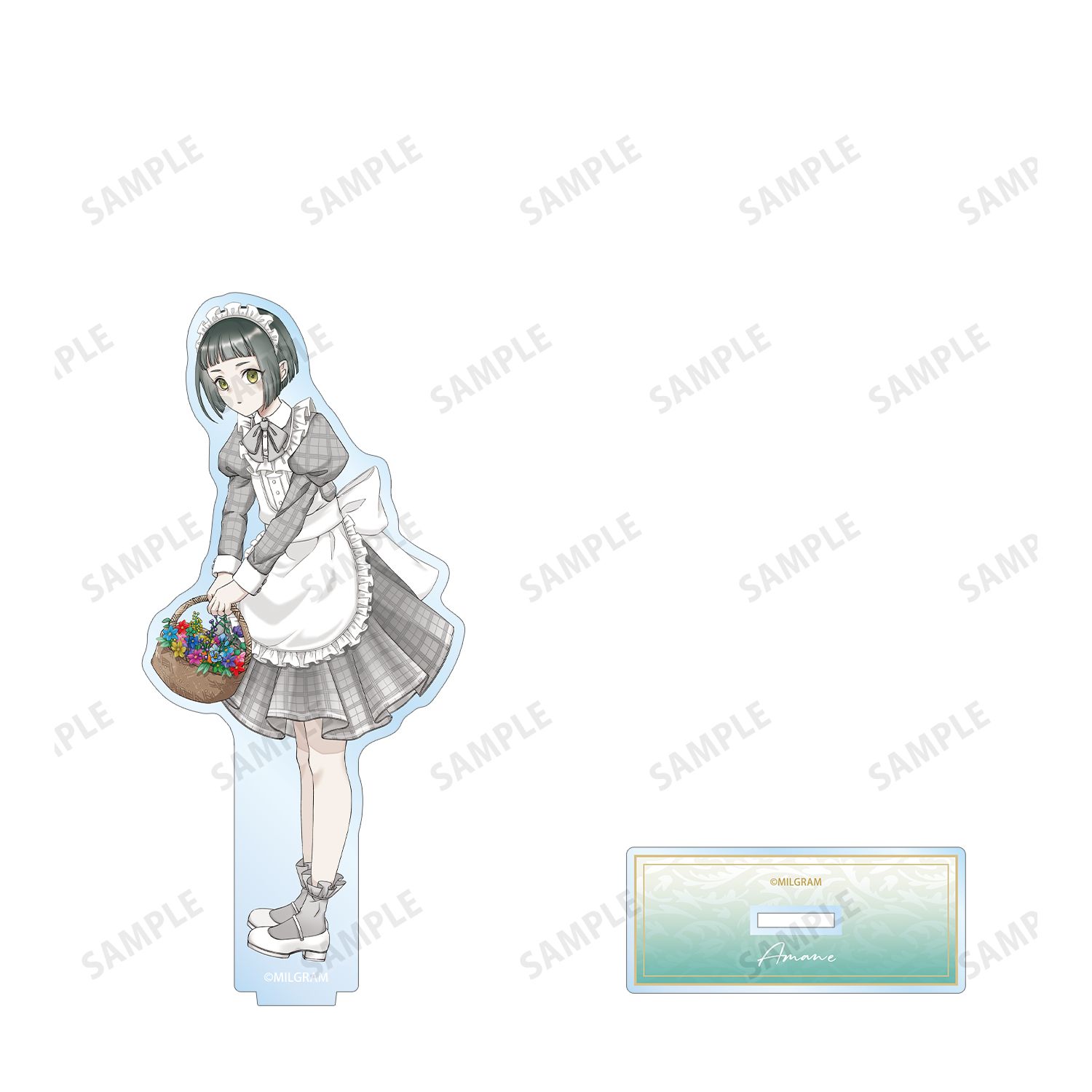 MILGRAM -ミルグラム- 描き下ろし アマネ 6th Anniversary ver. BIGアクリルスタンド 画像 3 | AniSmile