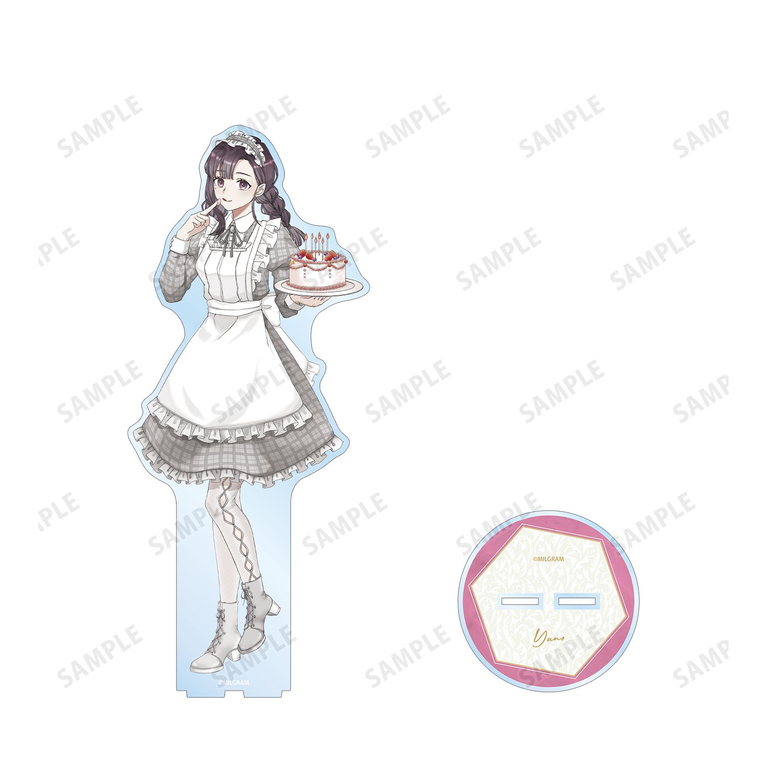MILGRAM -ミルグラム- 描き下ろし ユノ 6th Anniversary ver. 特大アクリルスタンド 画像 3 | AniSmile