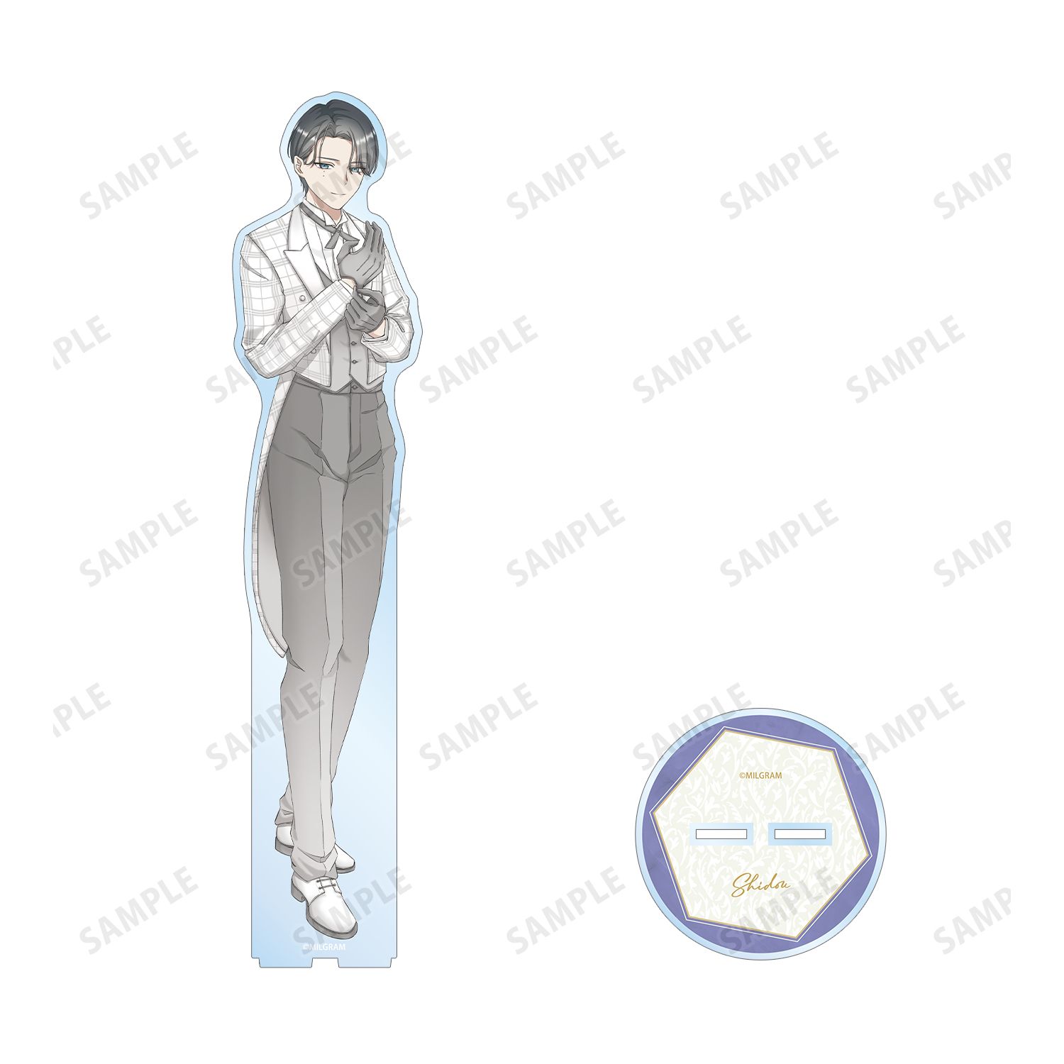 MILGRAM -ミルグラム- 描き下ろし シドウ 6th Anniversary ver. 特大アクリルスタンド 画像 3 | AniSmile