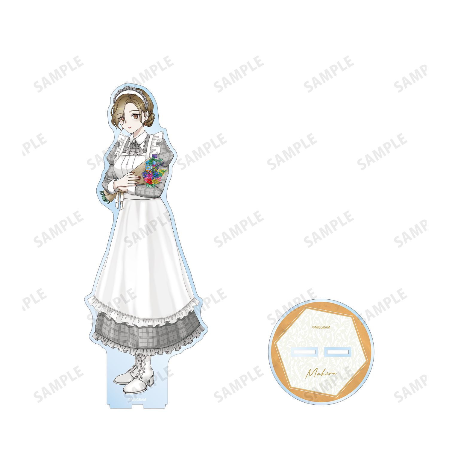MILGRAM -ミルグラム- 描き下ろし マヒル 6th Anniversary ver. 特大アクリルスタンド 画像 3 | AniSmile