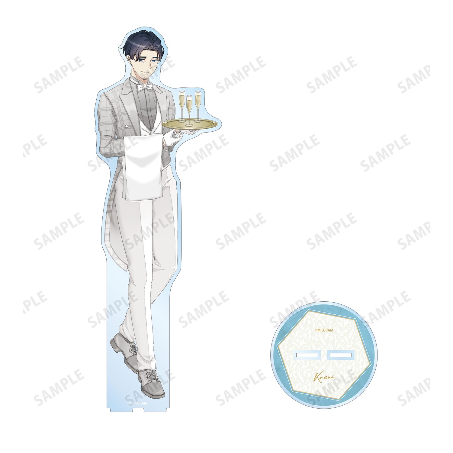 MILGRAM -ミルグラム- 描き下ろし カズイ 6th Anniversary ver. 特大アクリルスタンド 画像 3 | AniSmile
