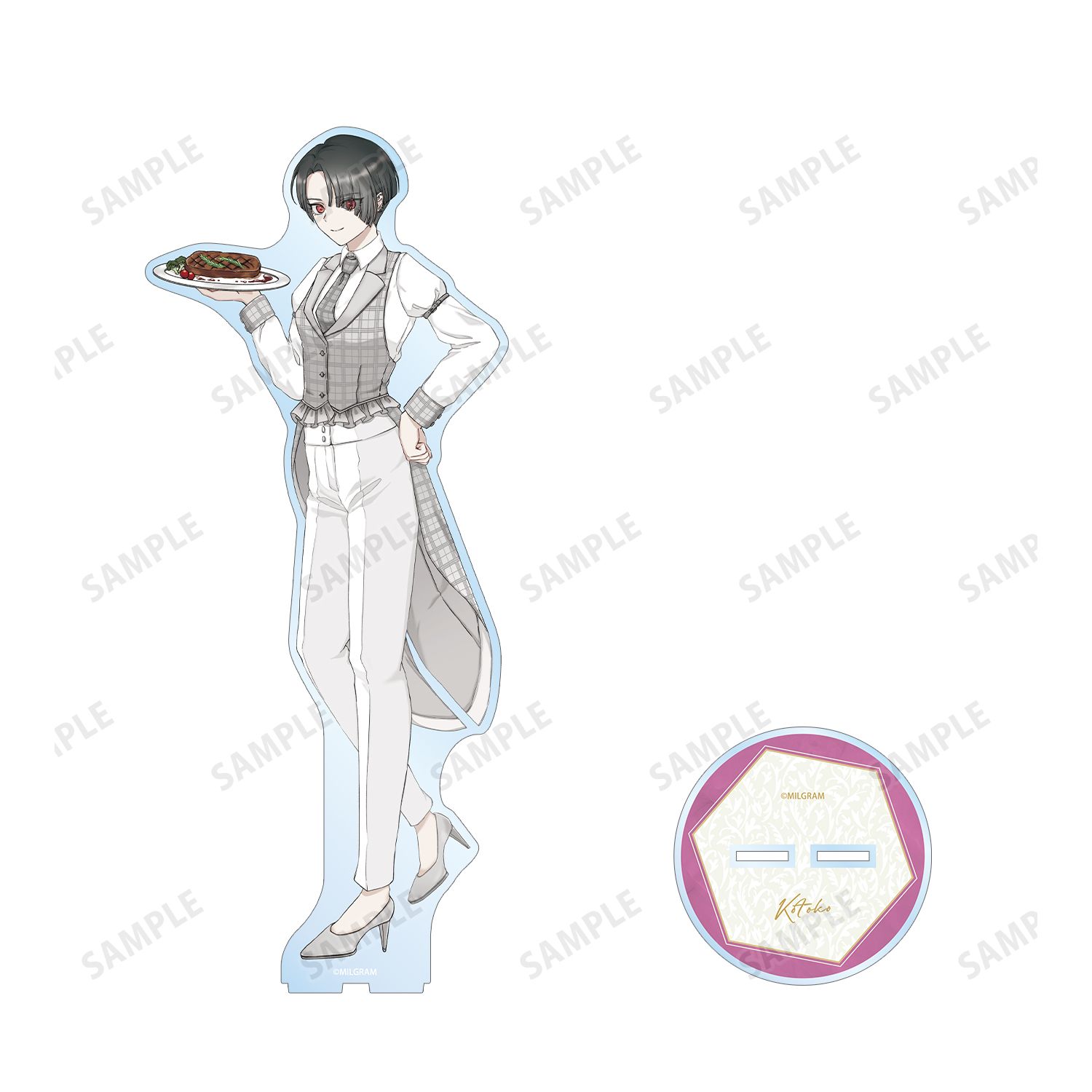 MILGRAM -ミルグラム- 描き下ろし コトコ 6th Anniversary ver. 特大アクリルスタンド 画像 3 | AniSmile