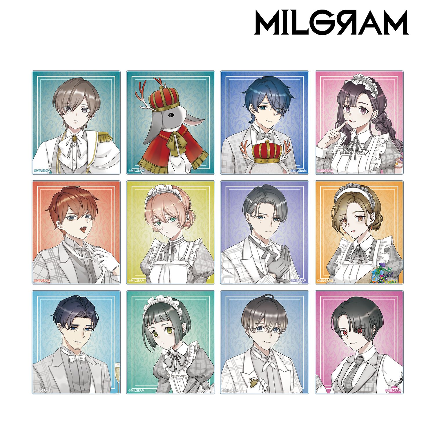 MILGRAM -ミルグラム- 描き下ろし 6th Anniversary ver. トレーディングアクリルカード(単位/単品) 画像 3 | AniSmile