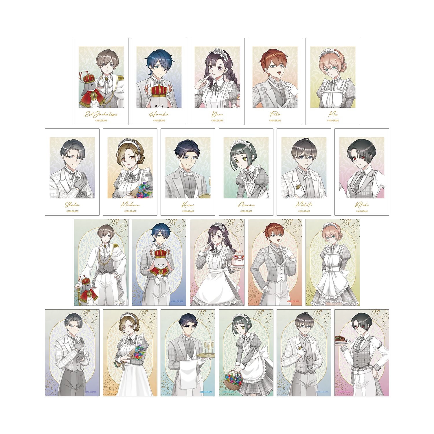 MILGRAM -ミルグラム- 描き下ろし 6th Anniversary ver. トレーディングイラストカード(単位/単品) - 公式商品画像 | AniSmile