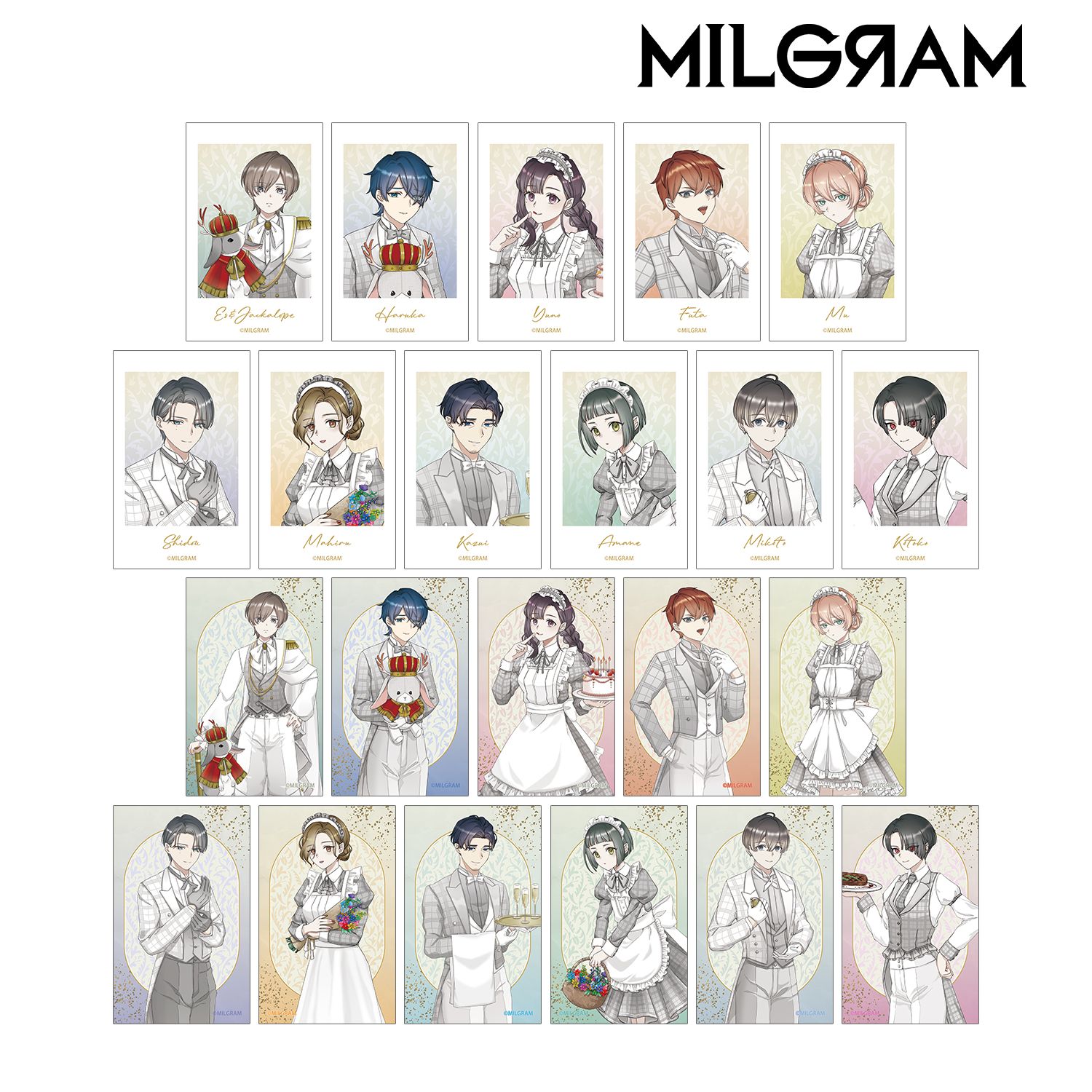 MILGRAM -ミルグラム- 描き下ろし 6th Anniversary ver. トレーディングイラストカード(単位/単品) 画像 3 | AniSmile