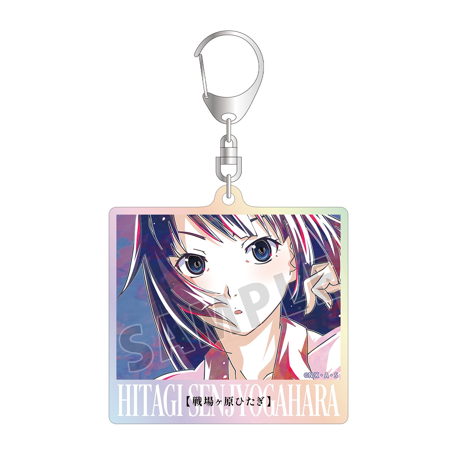 〈物語〉シリーズ 戦場ヶ原ひたぎ Ani-Art オーロラアクリルキーホルダー - 公式商品画像 | AniSmile