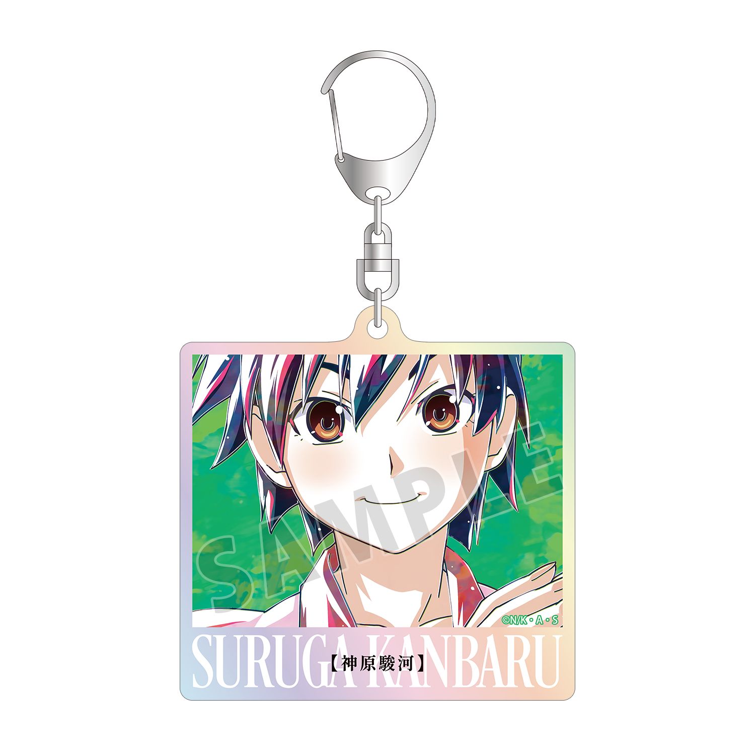 〈物語〉シリーズ 神原駿河 Ani-Art オーロラアクリルキーホルダー - 公式商品画像 | AniSmile