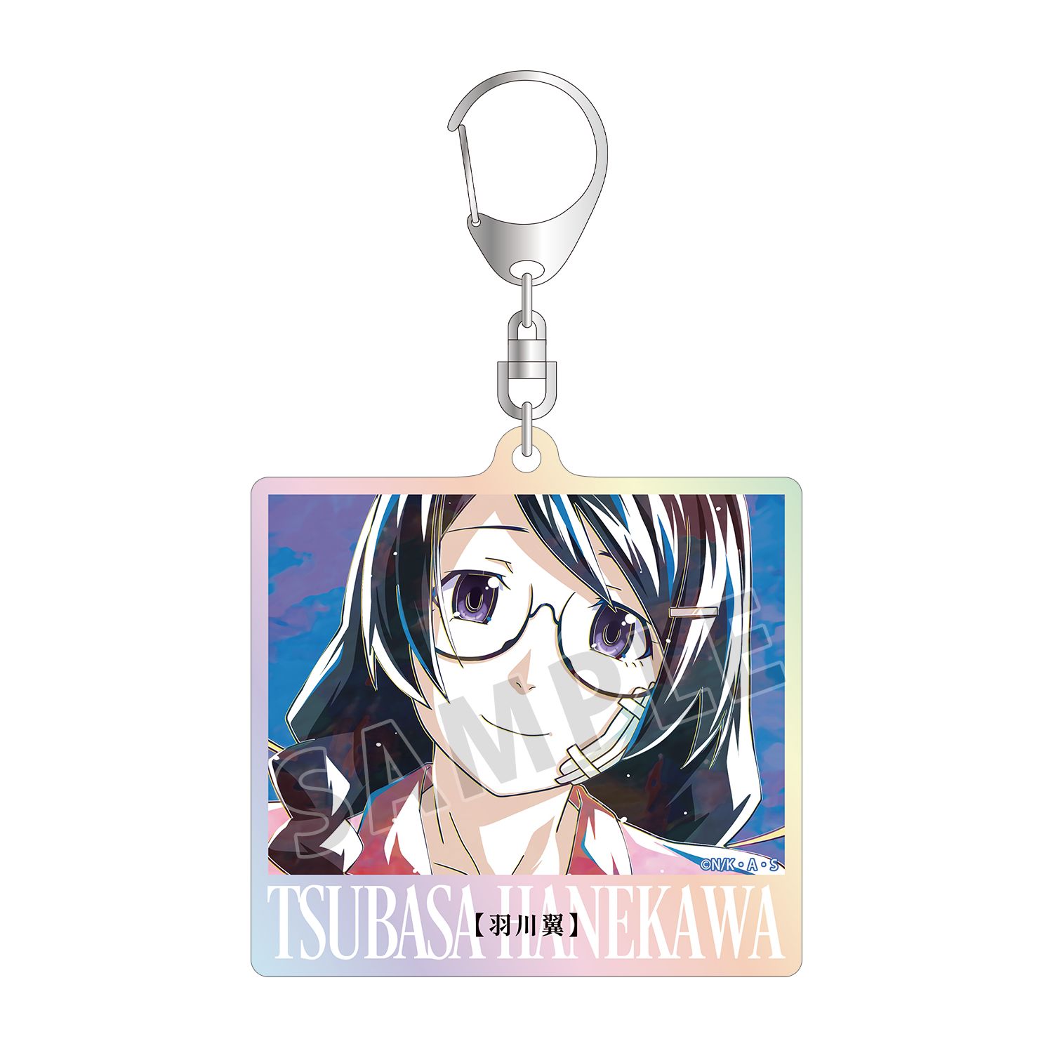 〈物語〉シリーズ 羽川翼 Ani-Art オーロラアクリルキーホルダー - 公式商品画像 | AniSmile