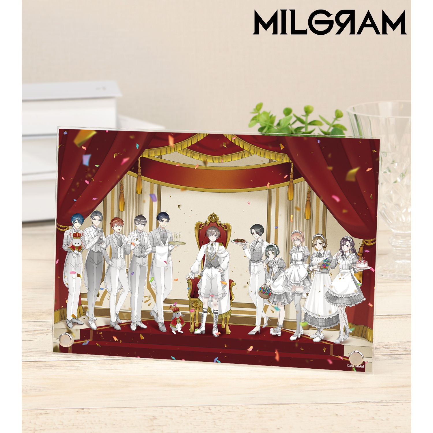 MILGRAM -ミルグラム- 描き下ろし 6th Anniversary ver. A5アクリルパネル 画像 2 | AniSmile
