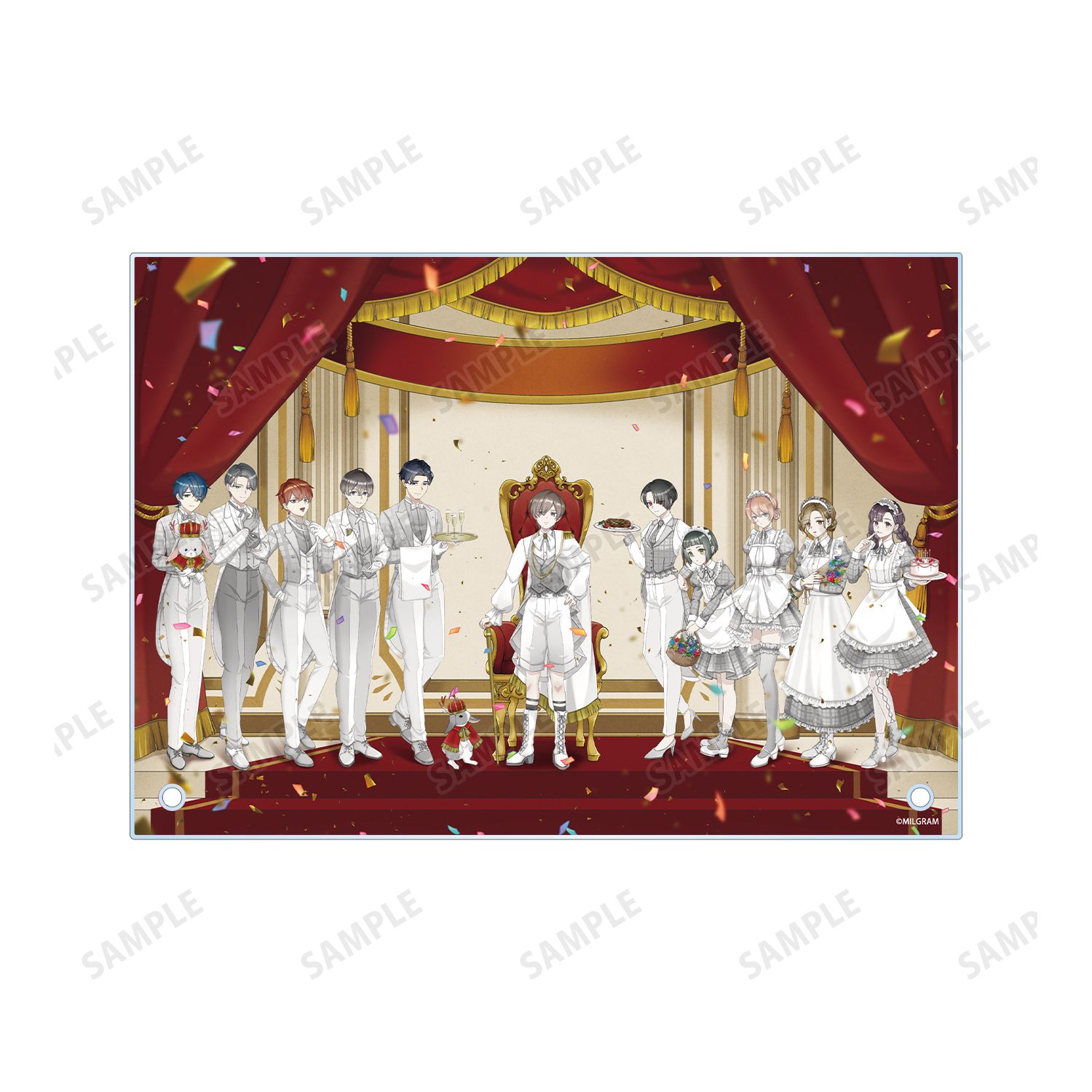 MILGRAM -ミルグラム- 描き下ろし 6th Anniversary ver. A5アクリルパネル 画像 5 | AniSmile