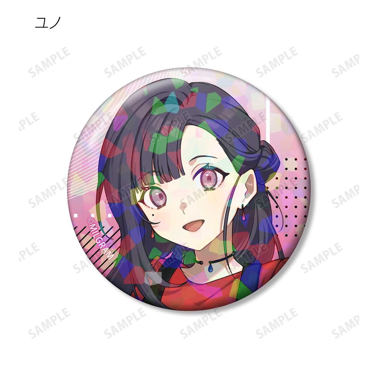 MILGRAM -ミルグラム- 描き下ろし 5th Anniversary ver. トレーディングホログラム缶バッジ(単位/単品) 画像 6 | AniSmile