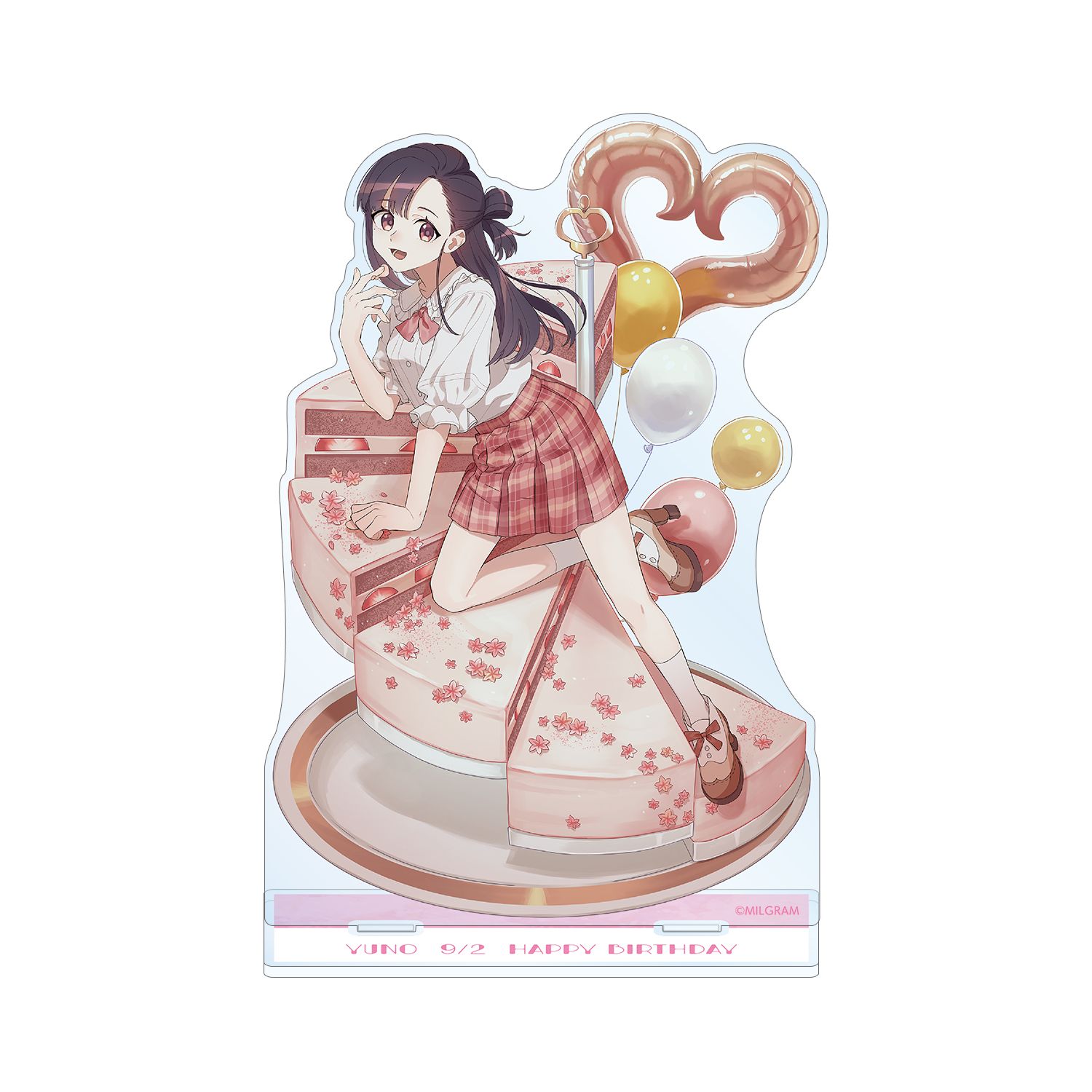 MILGRAM -ミルグラム- 描き下ろしイラスト ユノ バースデーver. BIGアクリルスタンド - 公式商品画像 | AniSmile