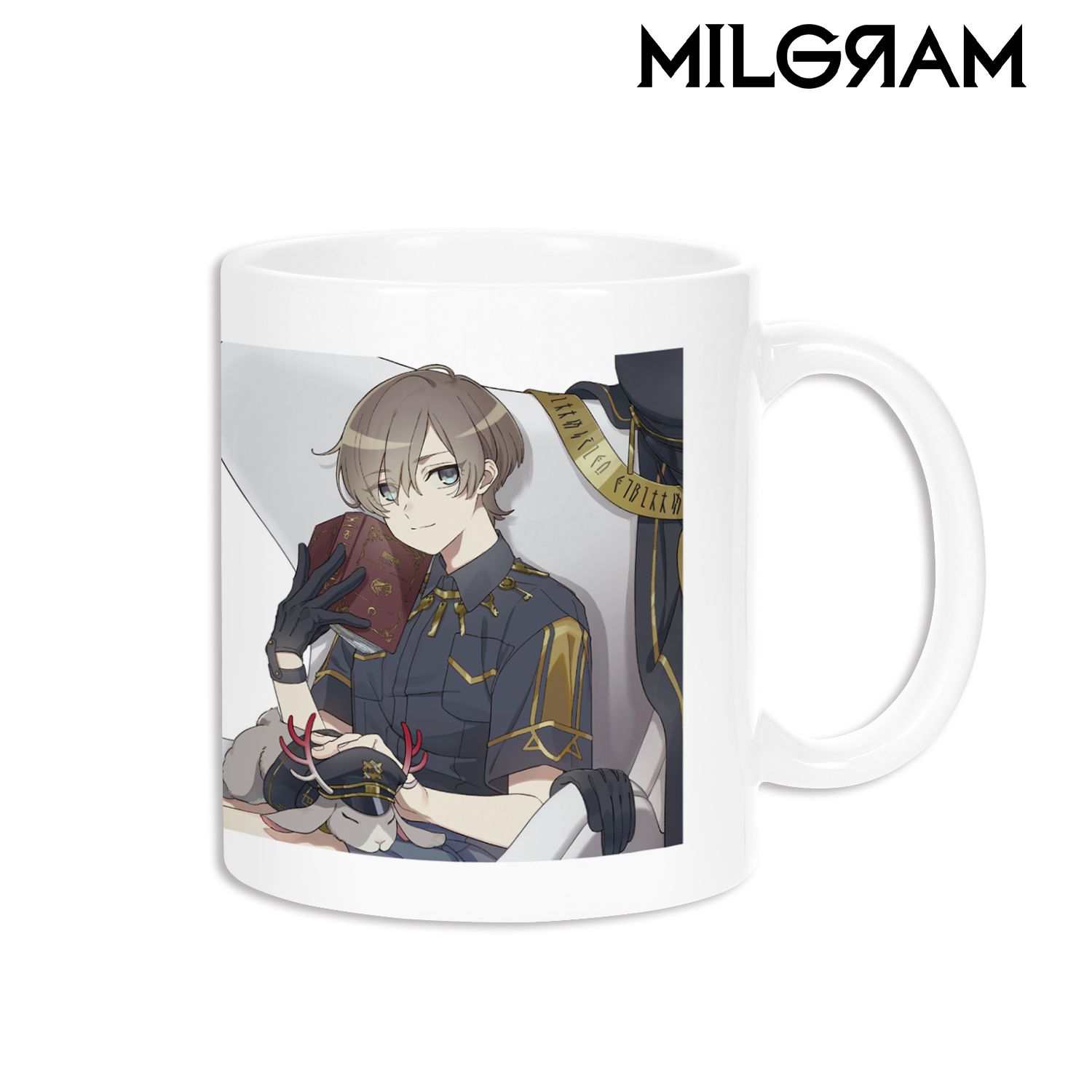 MILGRAM -ミルグラム- 描き下ろしイラスト エス&ジャッカロープ 休息中ver. マグカップ 画像 2 | AniSmile