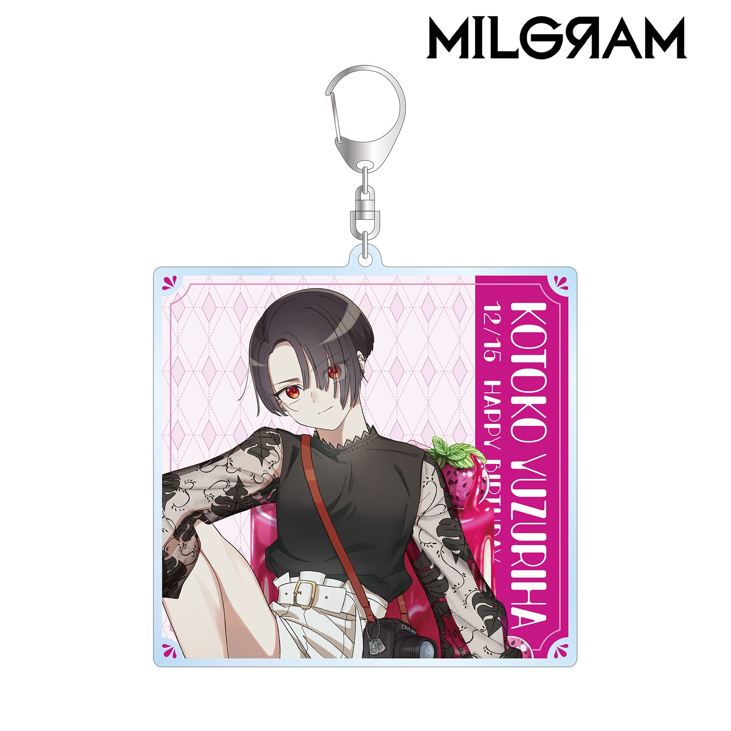 MILGRAM -ミルグラム- 描き下ろしイラスト コトコ バースデーver. BIGアクリルキーホルダー 画像 2 | AniSmile